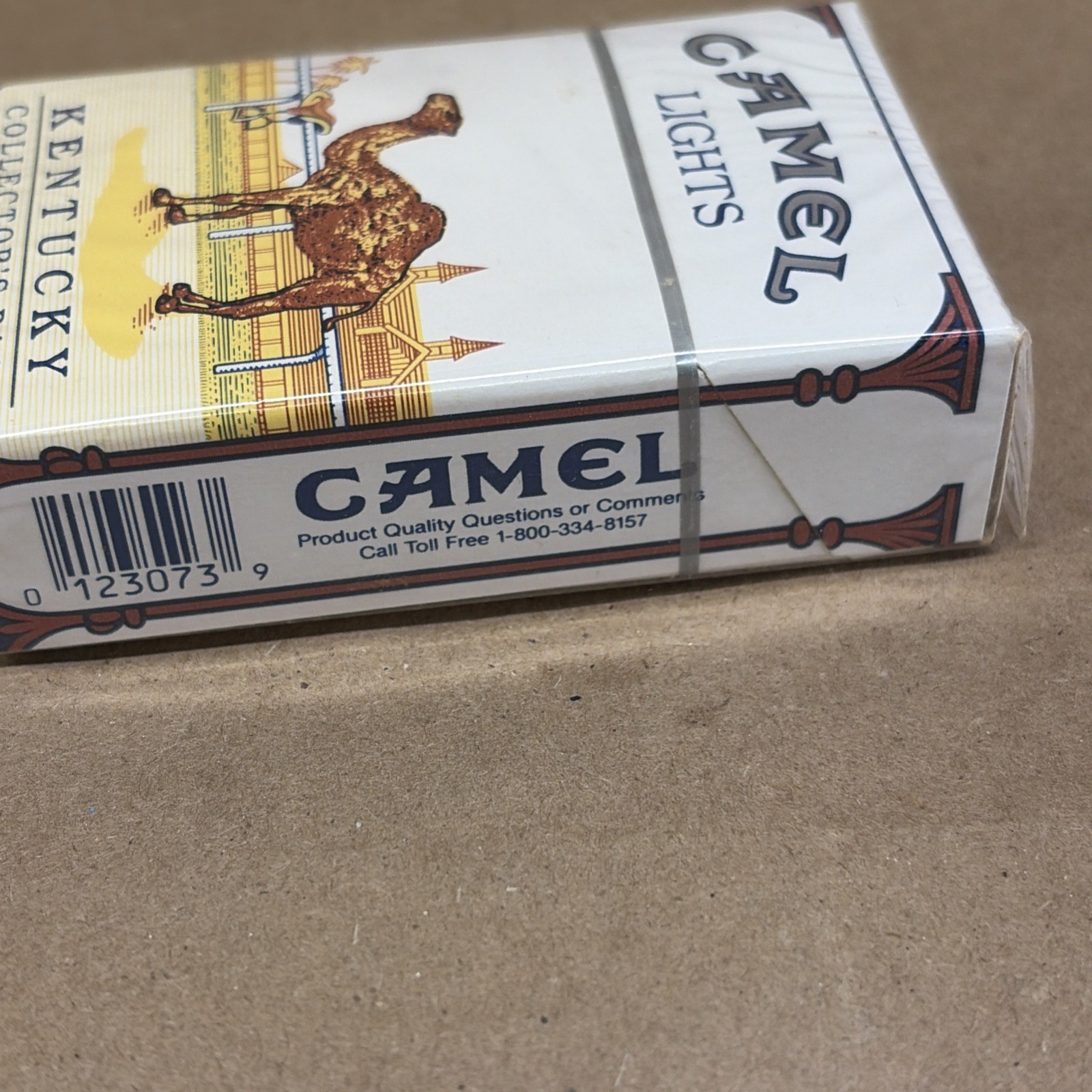 EMPTY Hard Pack of CAMEL LIGHTS Cigarettes – Collector’s Pack State of KENTUCKY