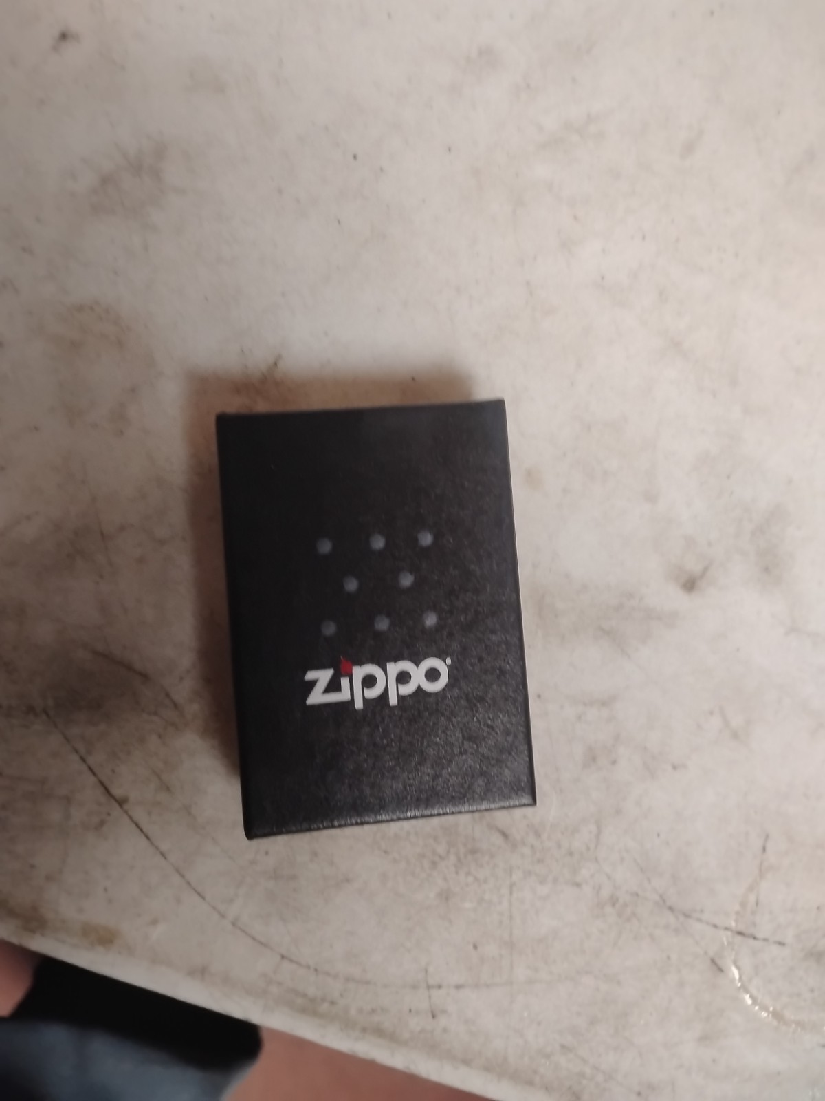 NEW Zippo 24752 Framed Lighter Brushed Chrome/Black Matte – Untested