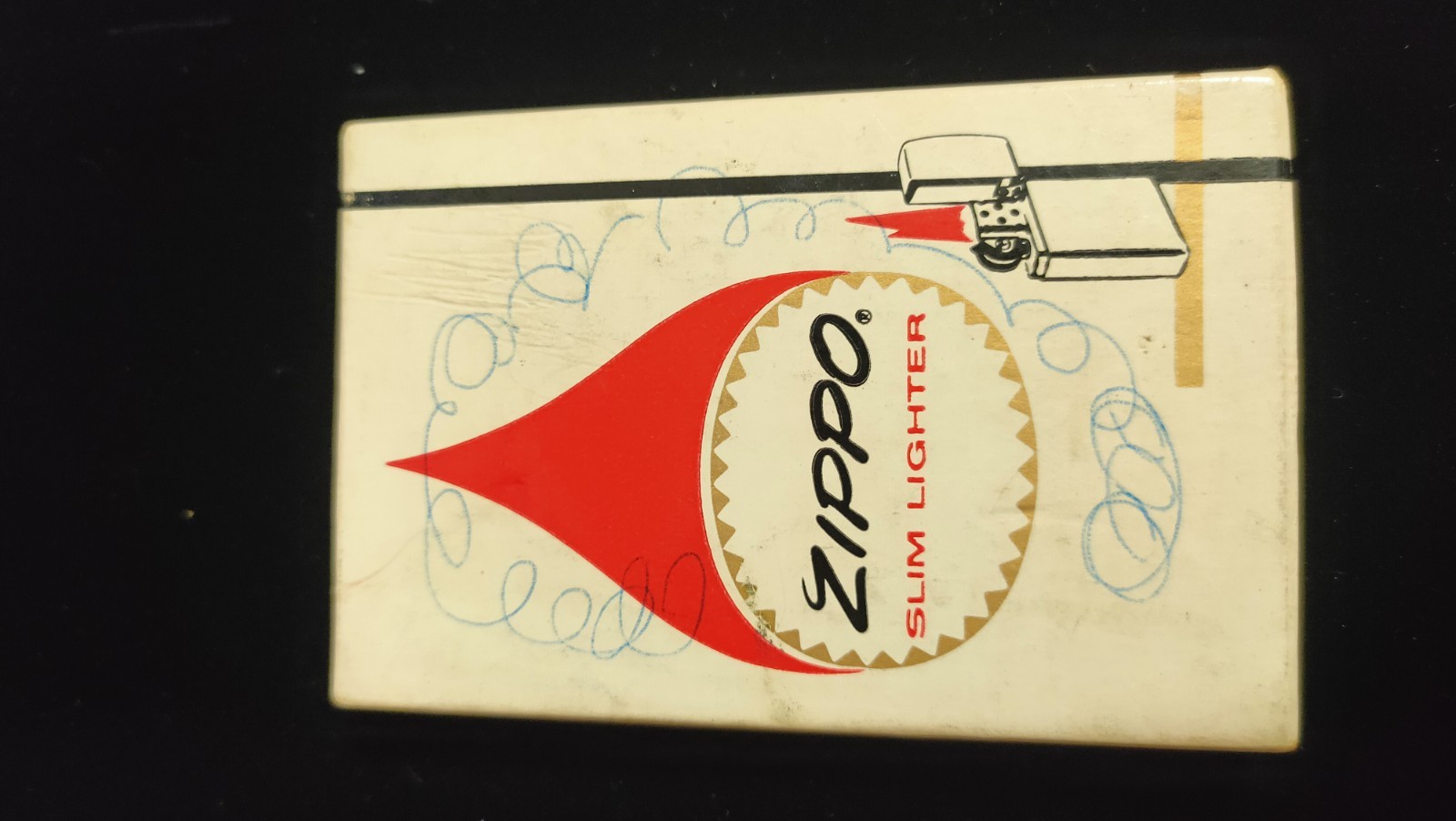 ZIPPO 1974 US Naval Base Guantanamo Bay Cuba Slim Lighter. Polished Chrome. New