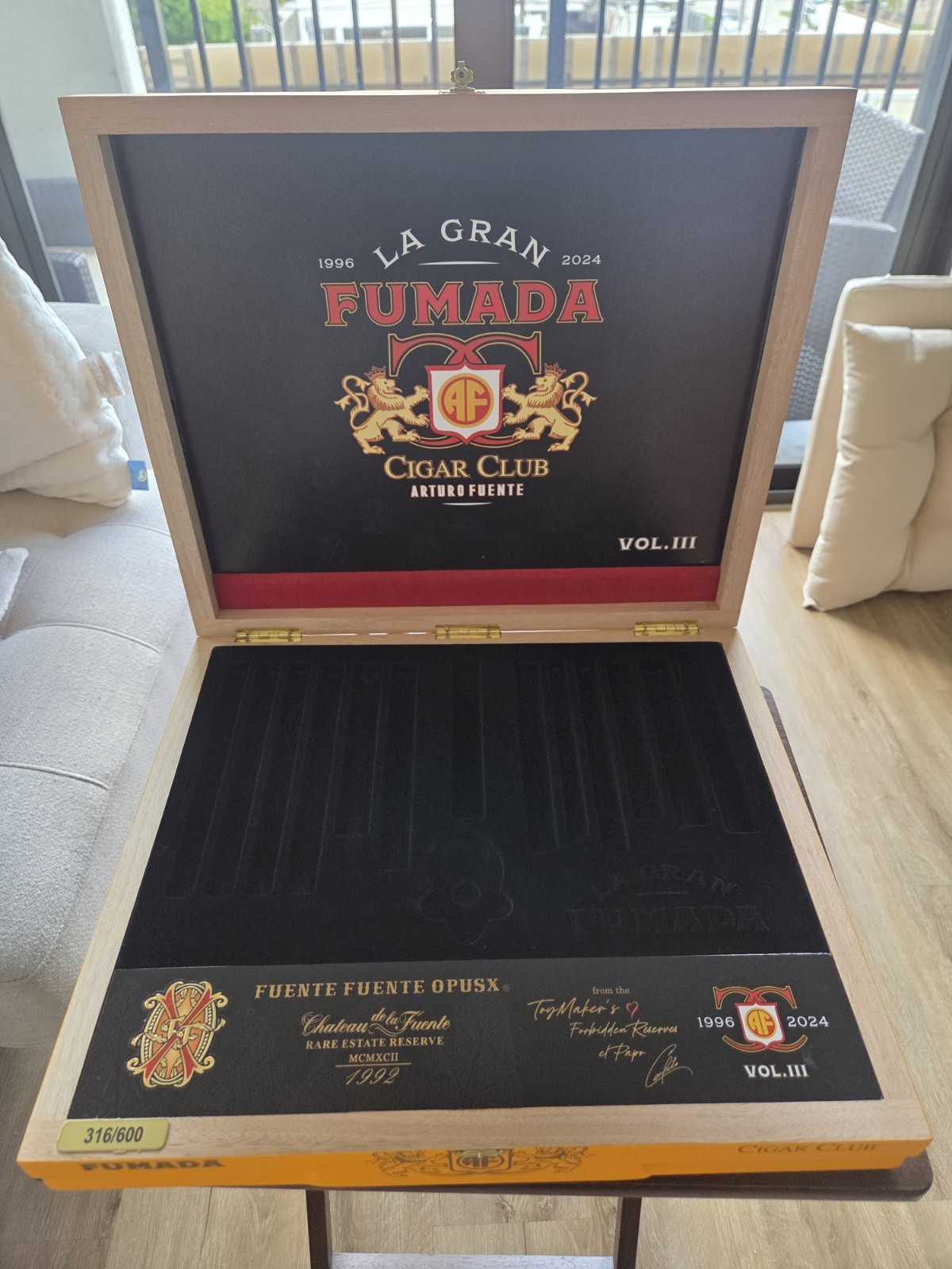 Arturo Fuente OpusX La Gran Fumada Cigar Club Vol. III Limited Edition 316/600