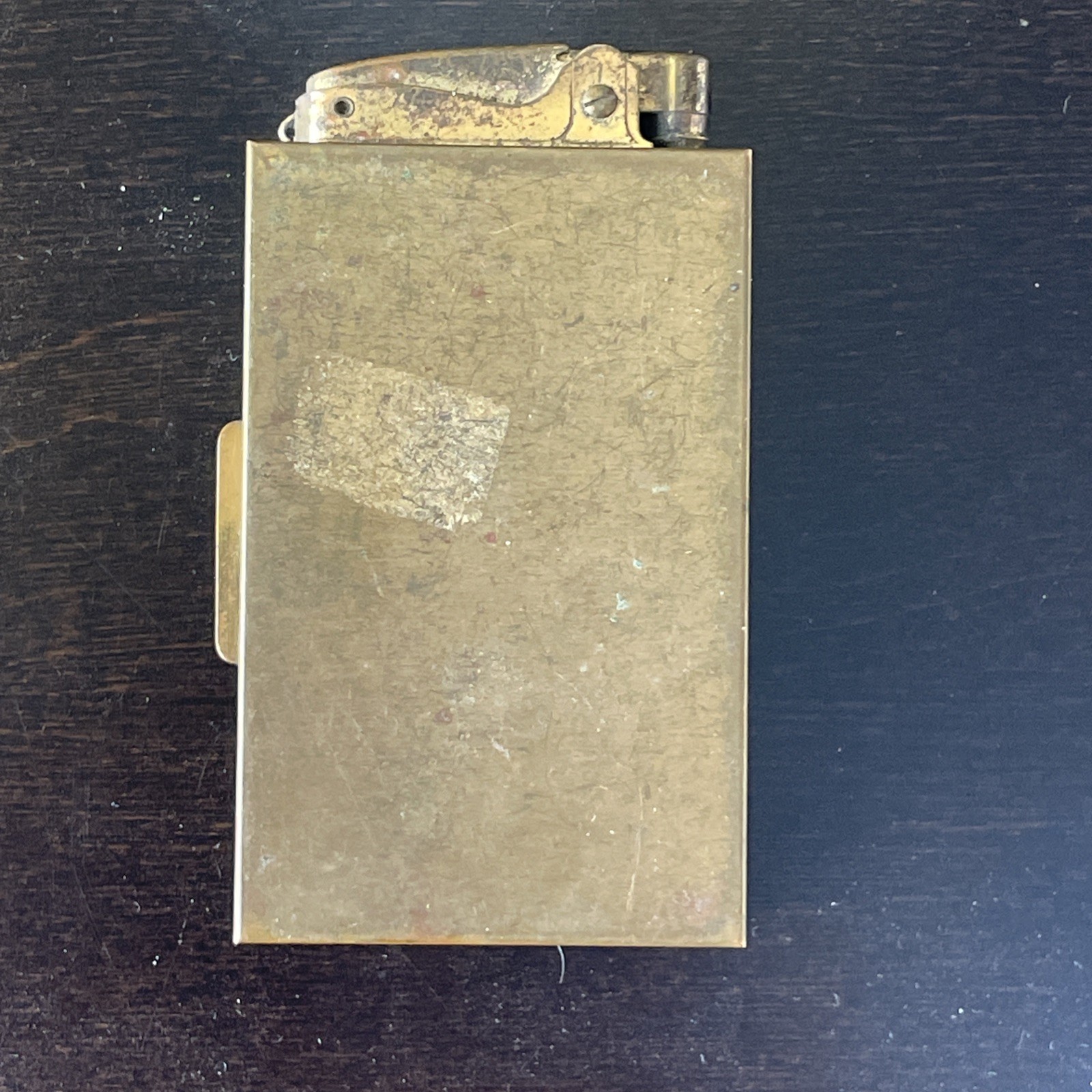 Vintage Crown Art Deco Mother Of Pearl Star Burst Lighter Cigarette Case Combo