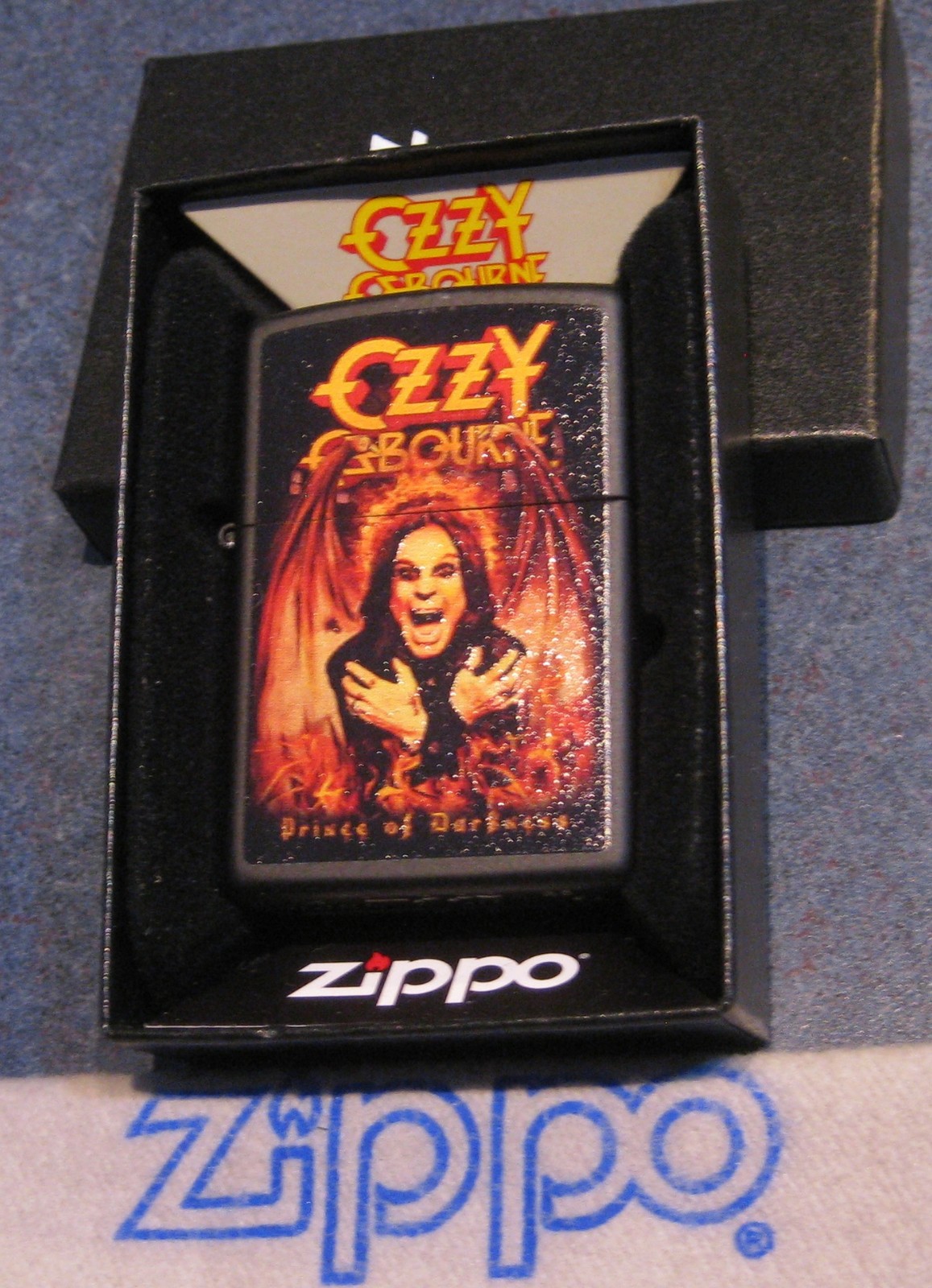 MUSIC Ozzy Osbourne PRINCE OF DARKNESS 47082 ZIPPO Lighter NEW IN BOX 2025