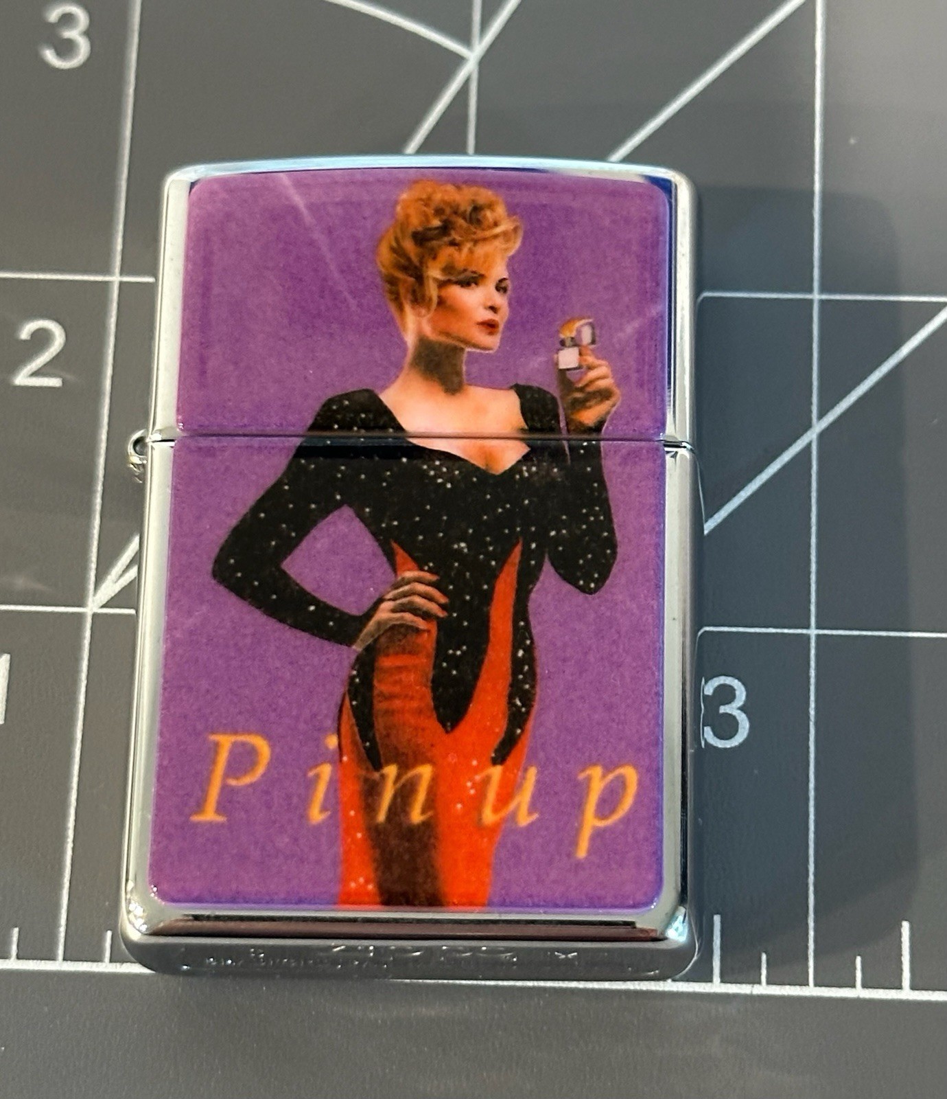 Vintage 1996 Salutes Pinup Girls Joan Collectible Of The Year Zippo Lighter ￼