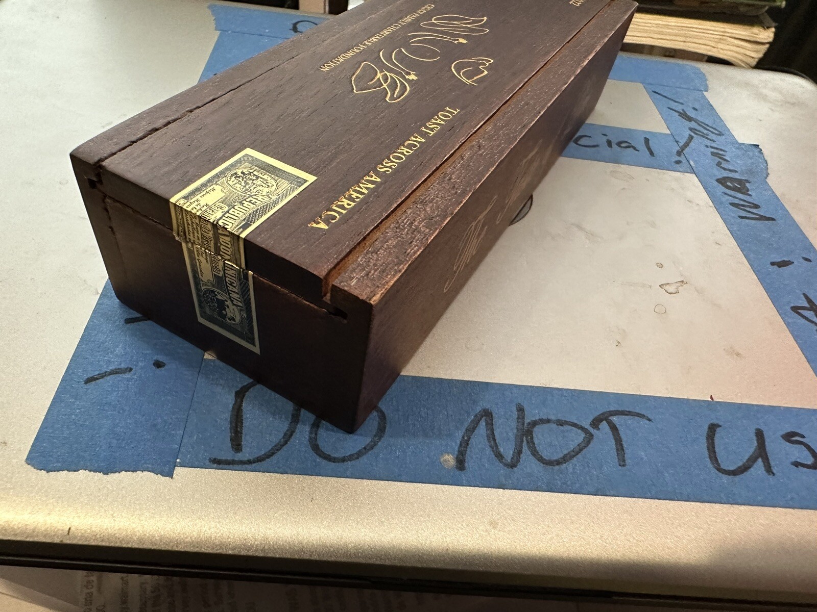 Fuente Wooden Cigar Coffin Wood Box Prometheus Opusx Opus X 2022 Toast Across
