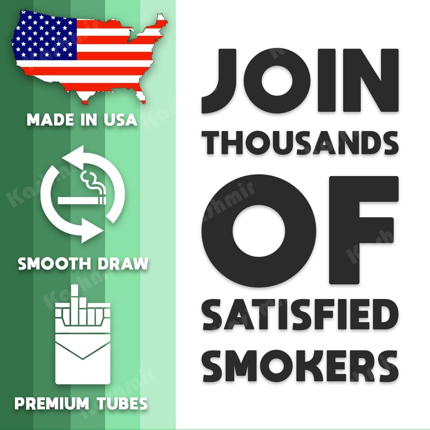 Natural Roxwell Cigarette Tubes Menthol 100mm – 1000 Count, No Chemicals Added