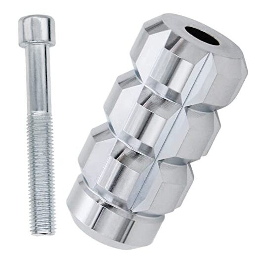 Motorcycle Shifter Peg Shift Lever CNC Billet Foot Pegs Compatible with Chrome