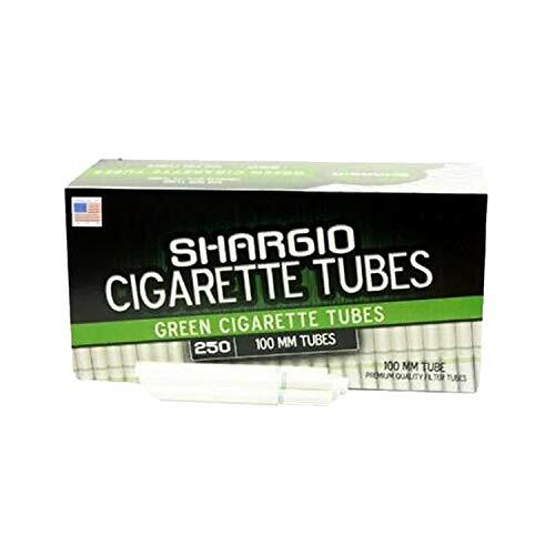 Shargio Green 100’s 250ct Menthol Flavor High Quality More Rigid Filter Tubes…