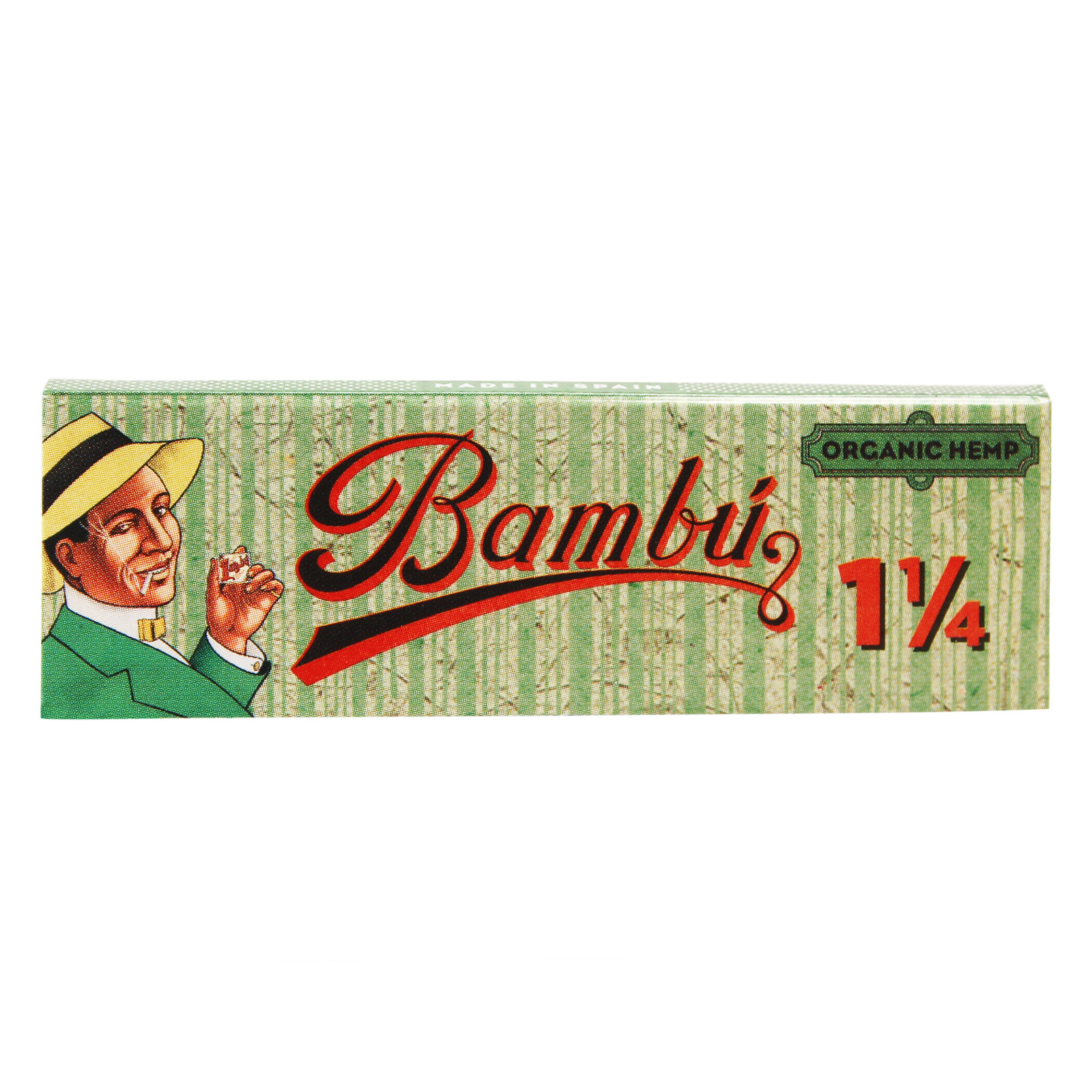 Full Sealed Box of Bambu Organic Hemp Cigarette Rolling Papers 1 1/4 /25 Booklet