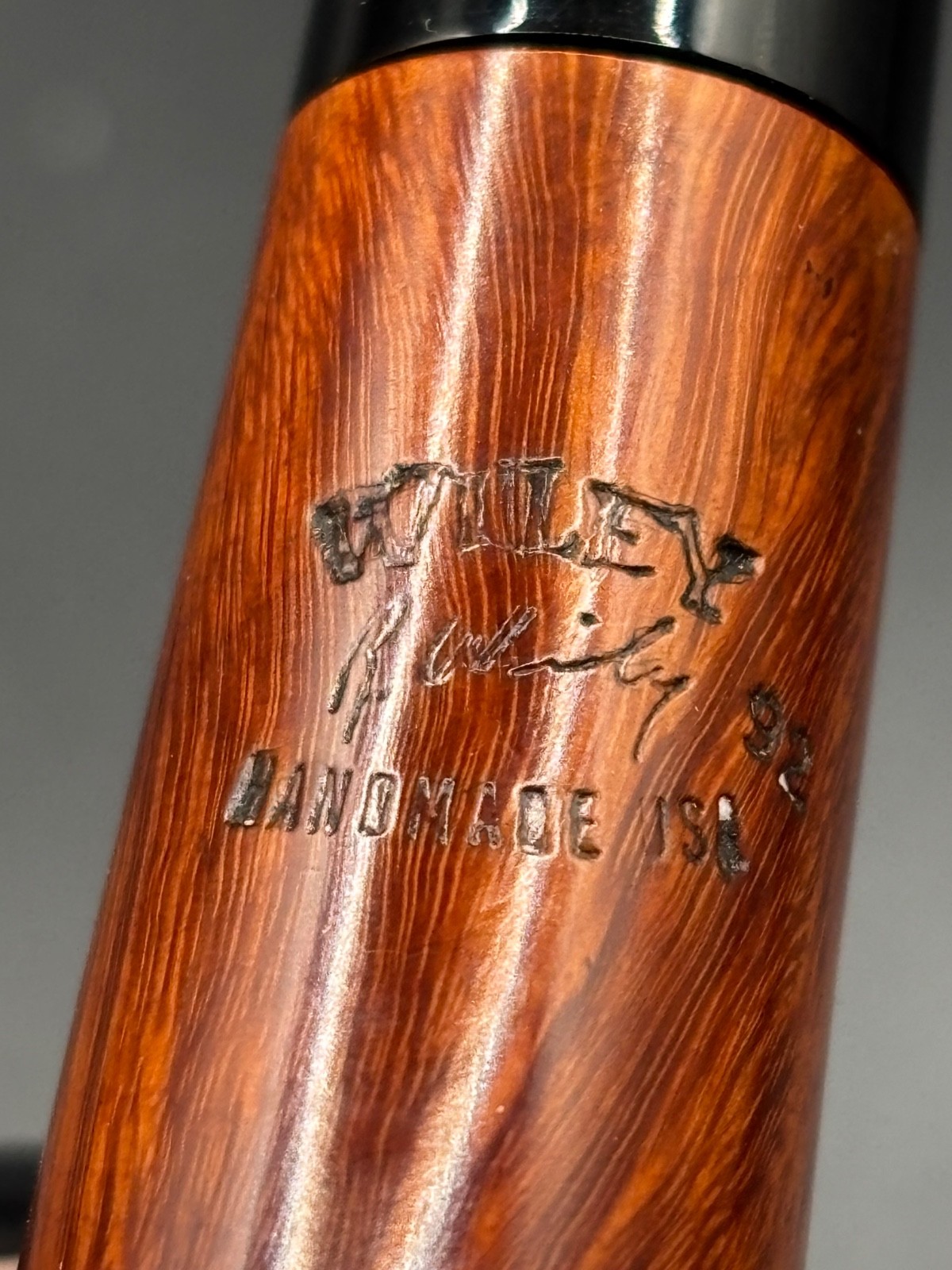 1992 Randy Wiley Smooth Dublin Plateau USA Estate Pipe