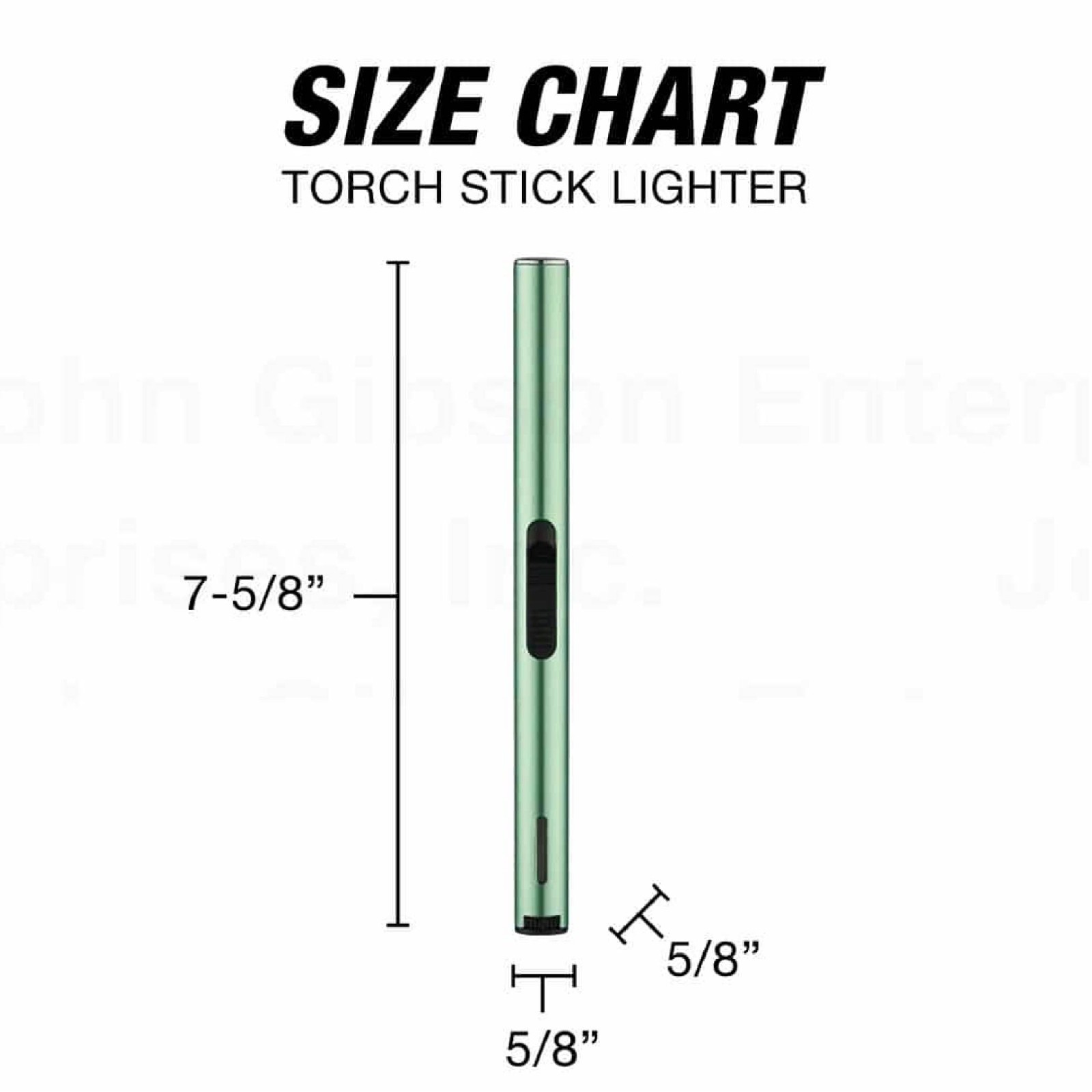 G.E.I. Torch Stick Utility Lighter 2pcs, Blue Torch Flame, Small Gifts