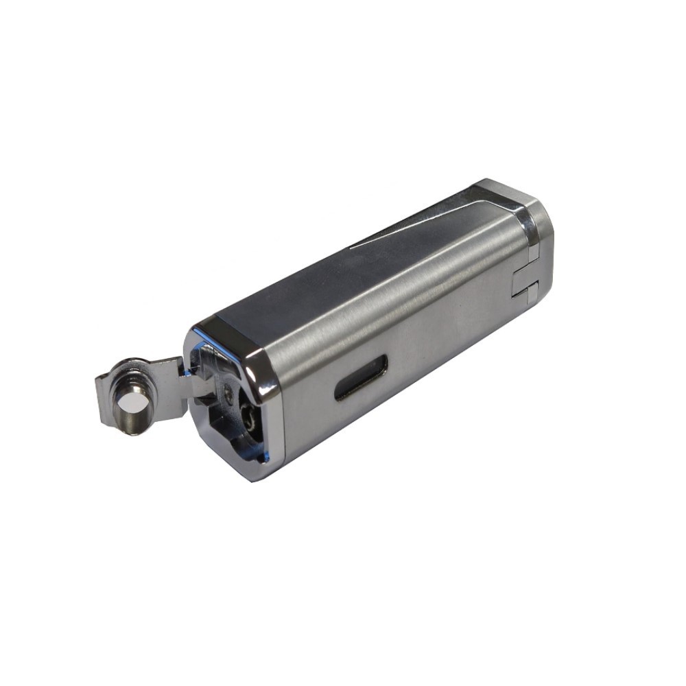 Triple Jet Torch Lighter w/ Cigar Cutter Refillable Butane Windproof Metal