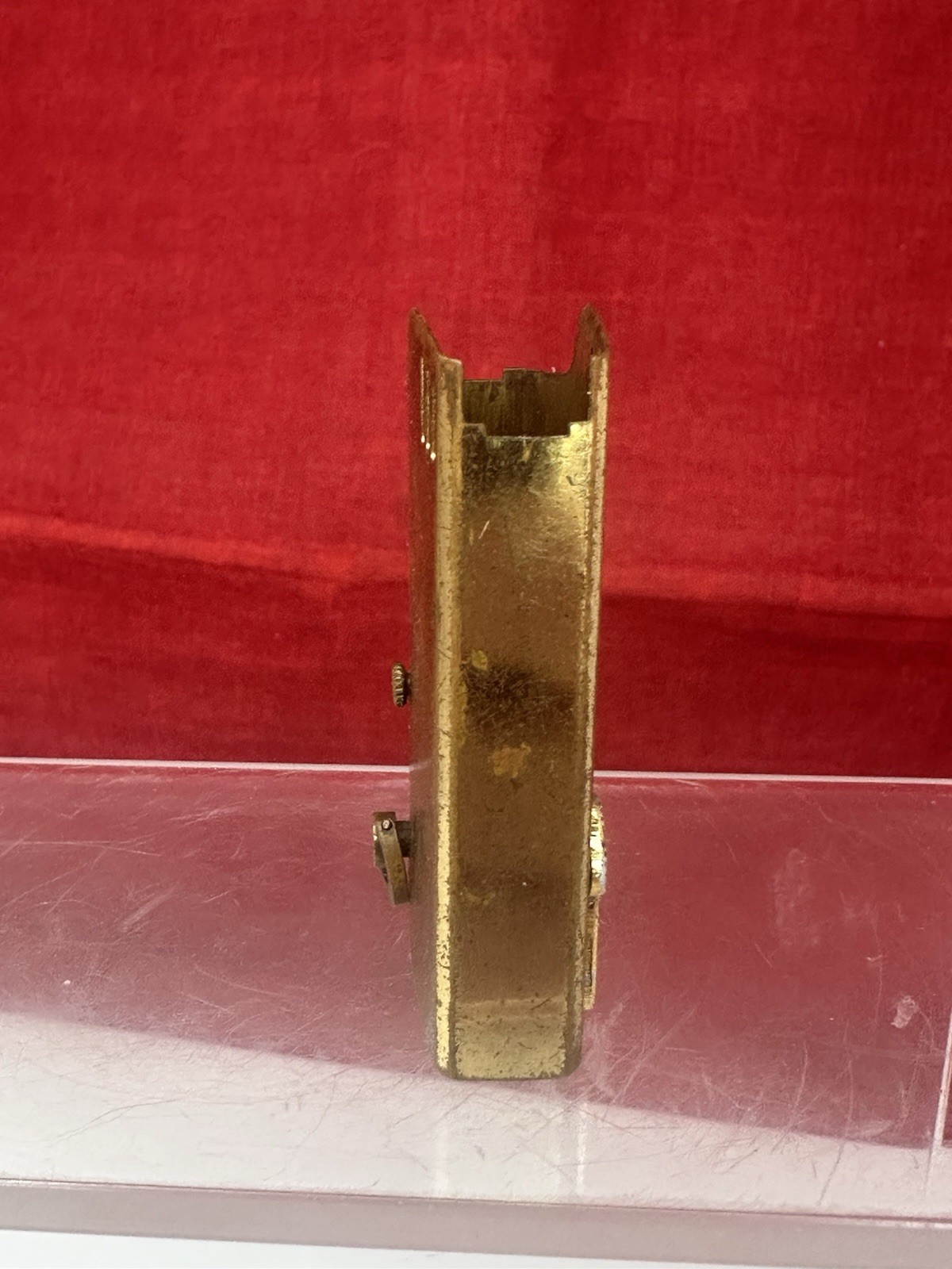 Working Music Box Lighter by Aria K Gold Tone Brass VTG 1970’s JAPAN see Video