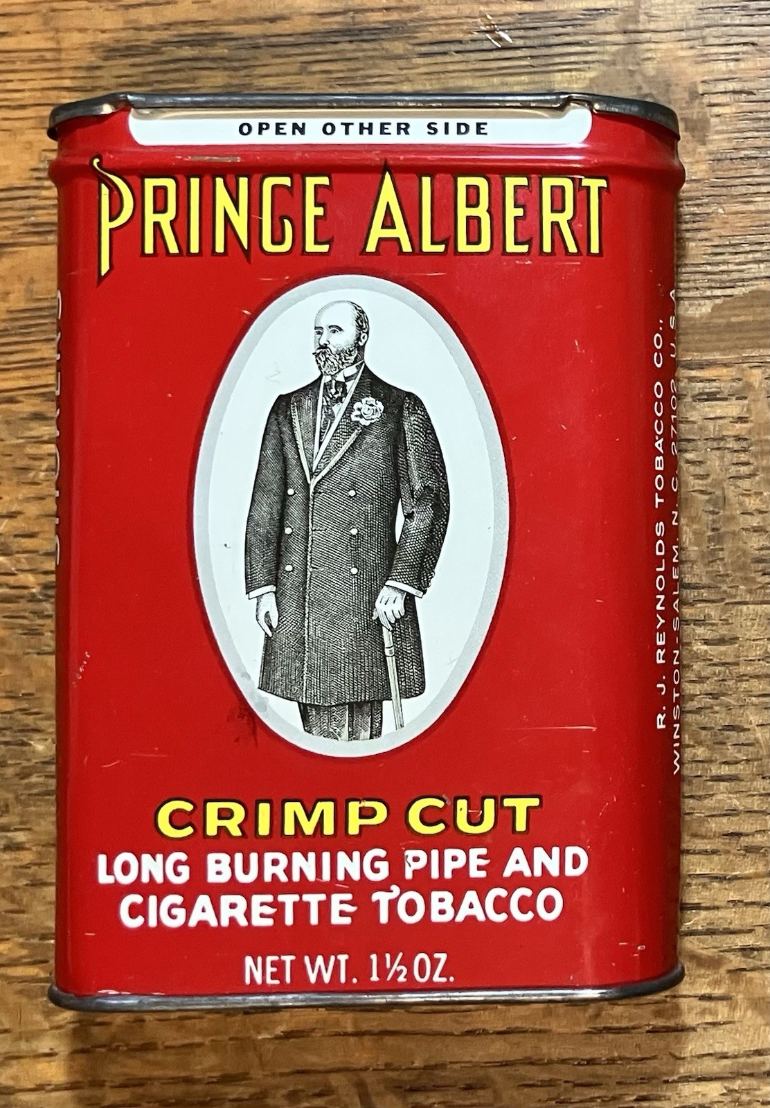EMPTY Prince Albert Tobacco Tin / With Original Knife Offer Inner Packaging