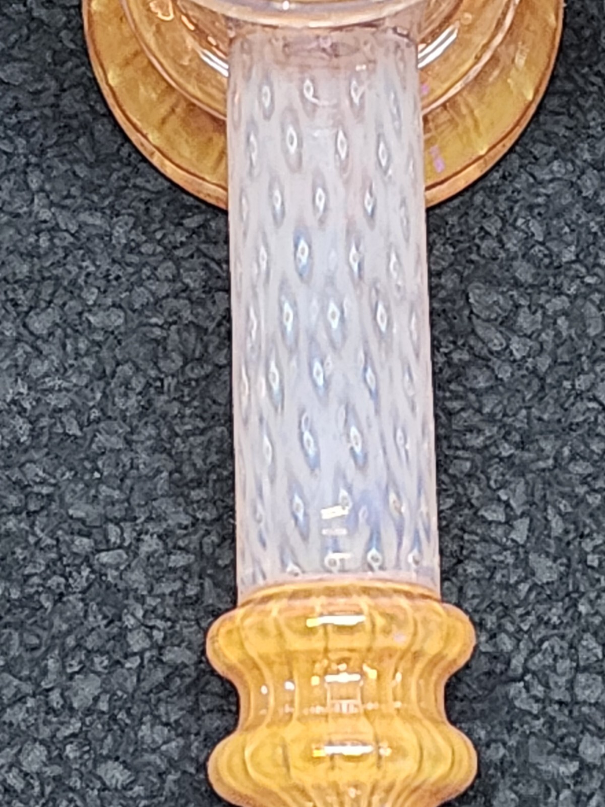 🔥 2 Stunning Custom-Made Hammer Glass Bubblers– Color-Changing Marble Opal