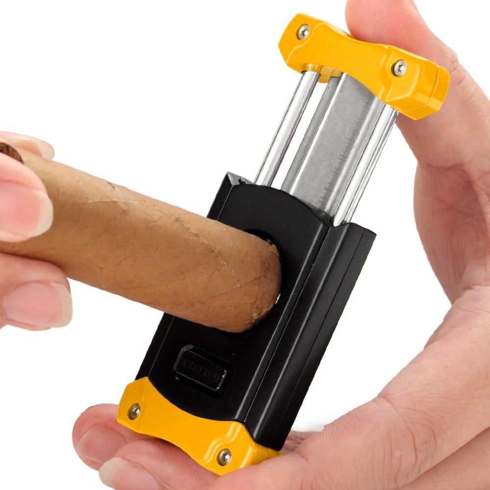 Galiner Cigar Cutter Stainless Steel V-Cutter Cigar Guillotine Puncher Gift Box