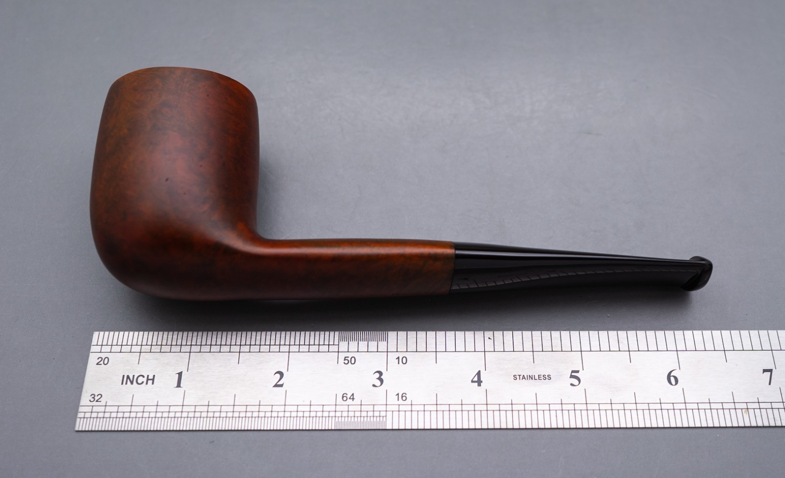 Lorenzo Large Oval Shank Billiard Pipe – NOS/Unsmoked In Original Box with Sock