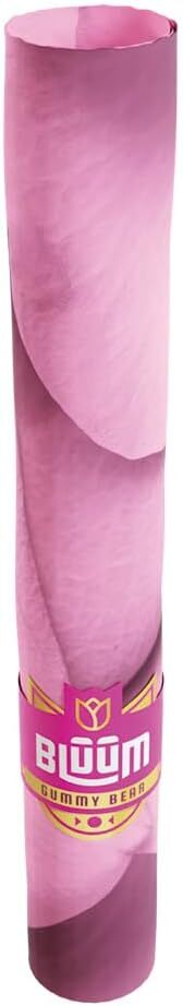 BLUUM | Pink Rose Cone | Gummy Bear | Flower Petal Prerolled | 2 Pack, 4 Rolls