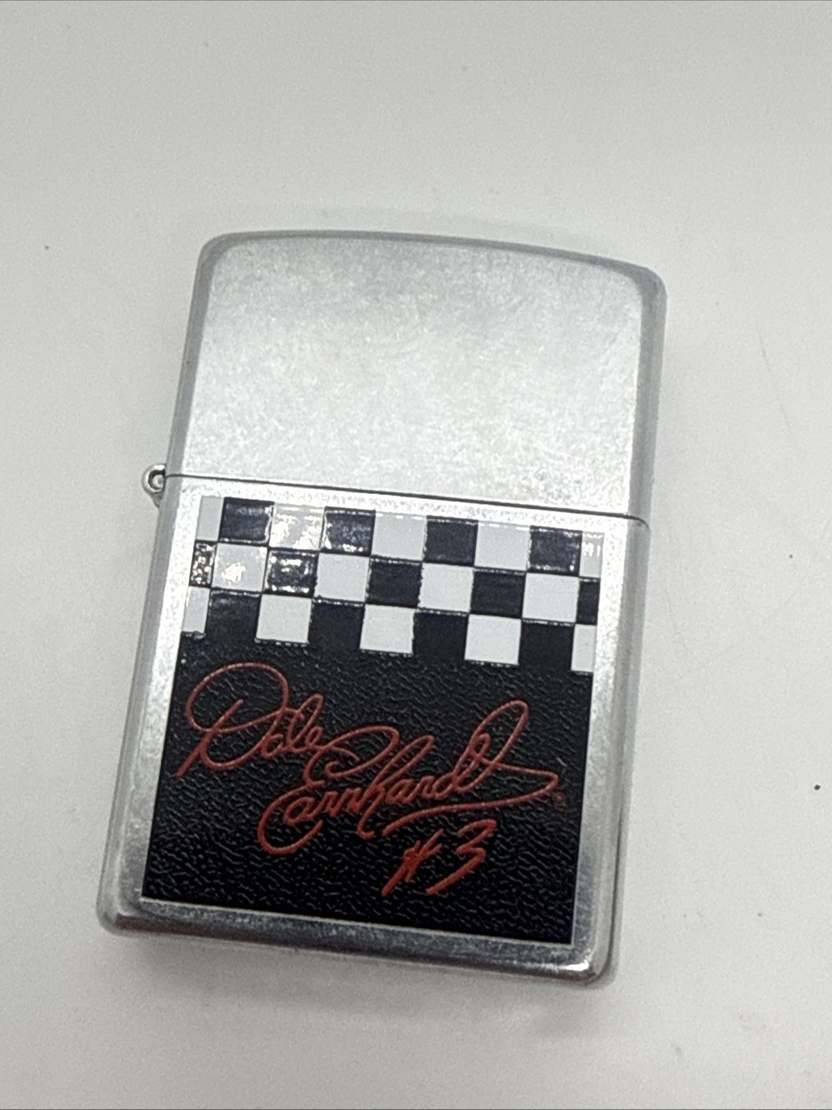 Vintage Dale Earnhardt Polished Chrome Zippo Unfired New – The Intimidator –