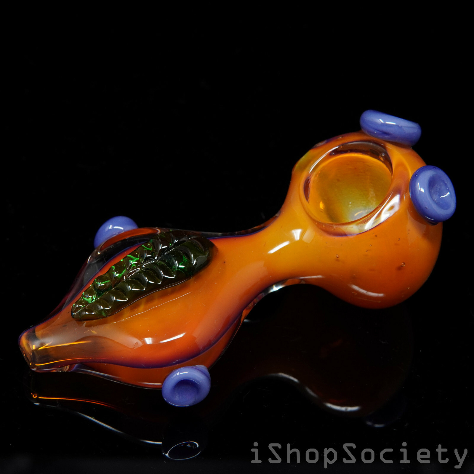 4.5″ Heavy Duty Gold Tobacco Smoking Pipe Thick Collectible Glass Pipes – P187E