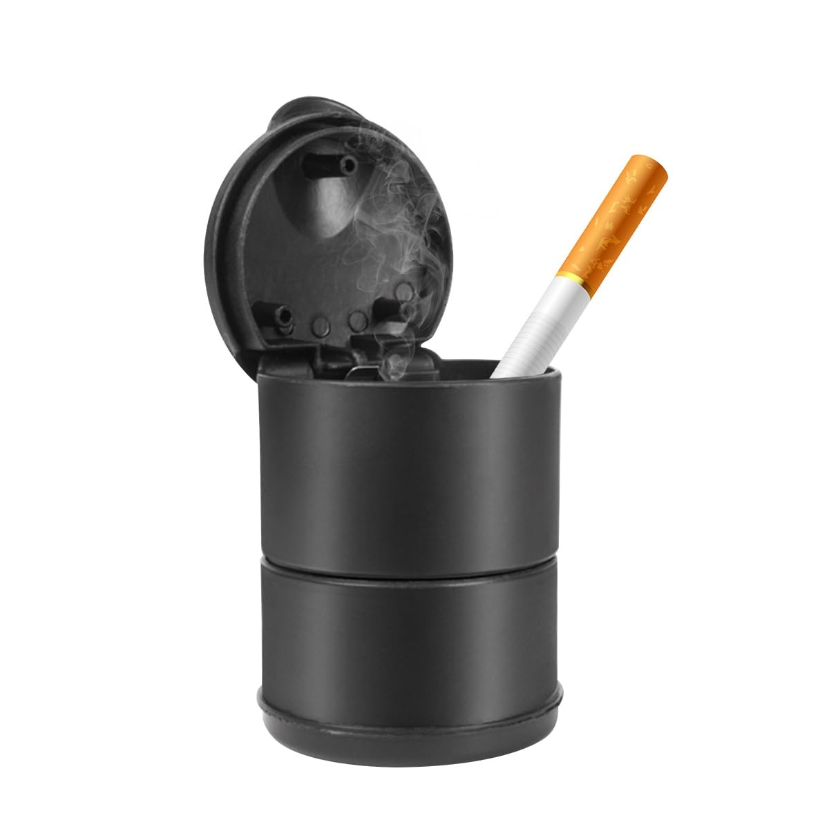 Portable Car Ashtray With Lid, Smell Proof Windproof Detachable Auto Truck As…