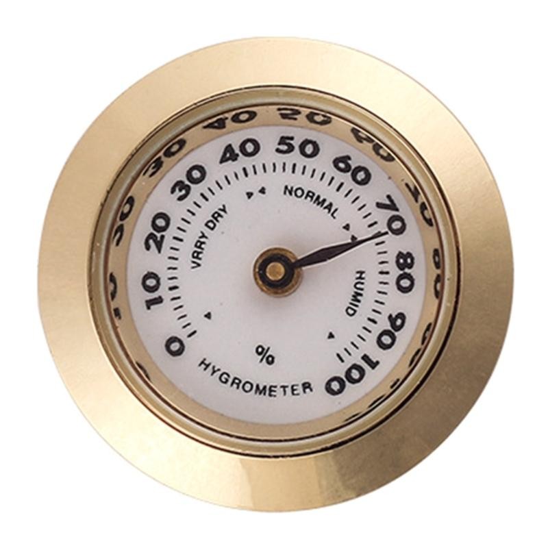 28mm Mechanical Mini Cigar Analog Hygrometer Cigar Humidor Humidity Gauge Meter