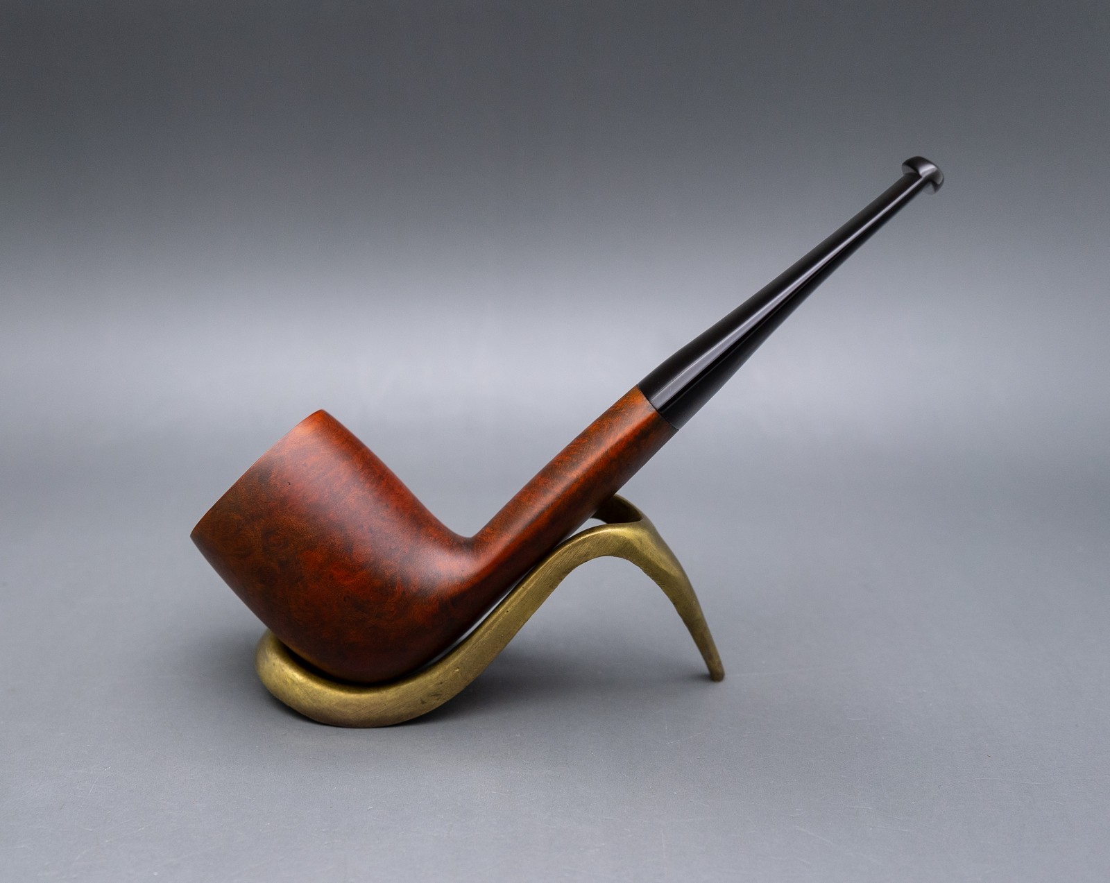 Lorenzo Large Oval Shank Billiard Pipe – NOS/Unsmoked In Original Box with Sock