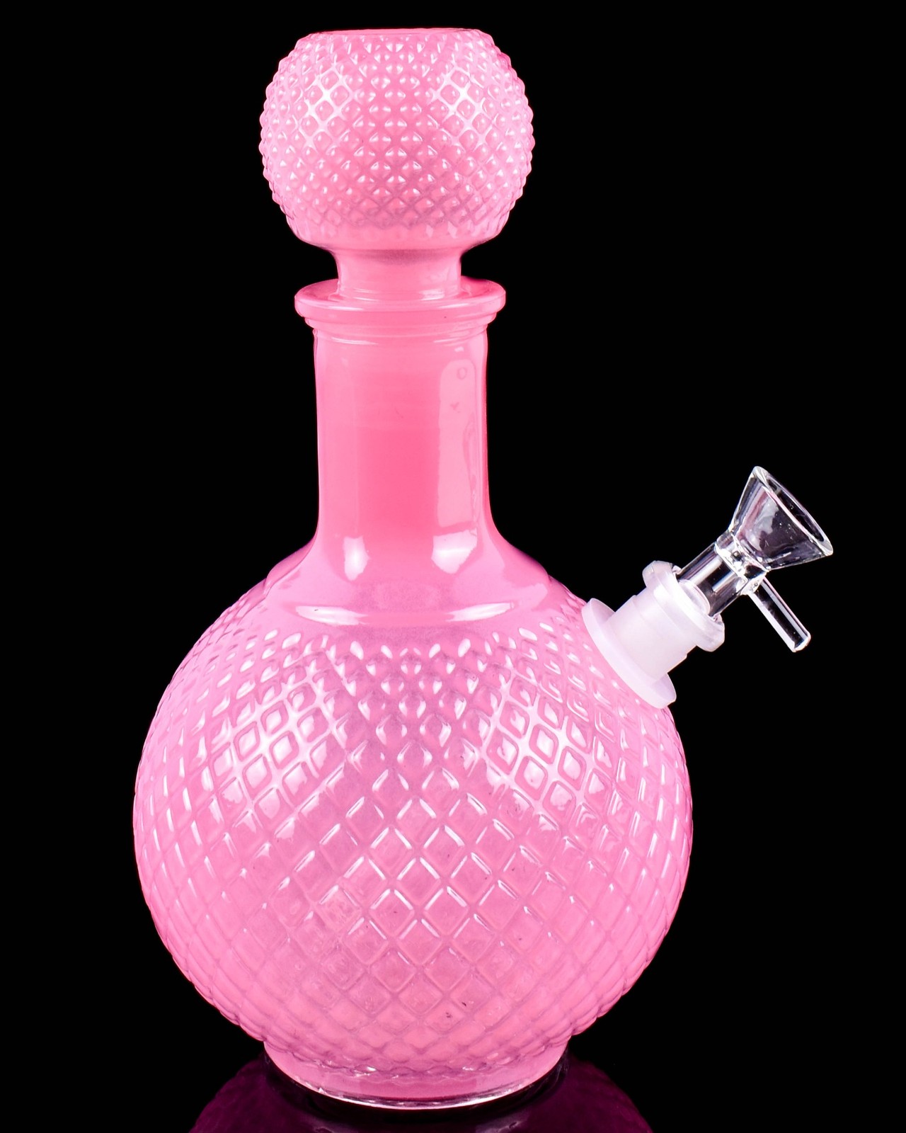 Cool Bong Glass Water Pipe Decanter Style Bong CUTE Bong Vase Pink Bong *USA*