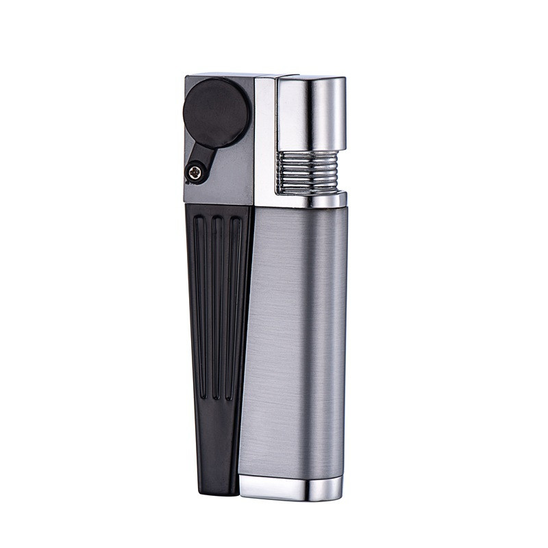 Encendedor Portable Creative Foldable Metal Smoking Lighter Pipe Combination