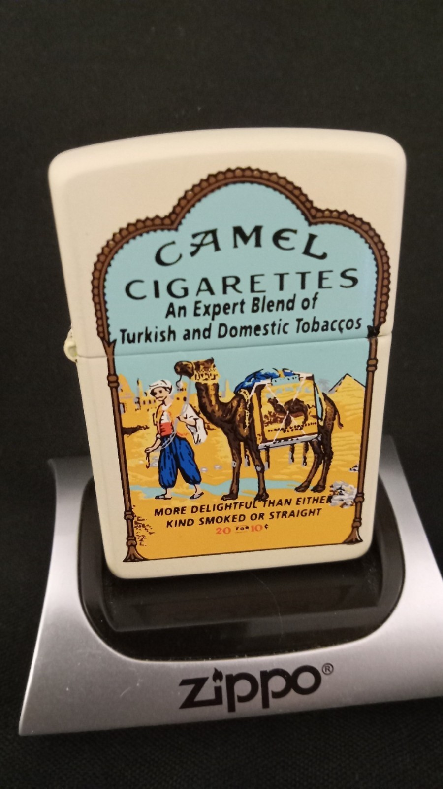 Zippo Camel Cream “Expert Blend” Desert Turkish Domestic Smooth Very Rare HTF!$