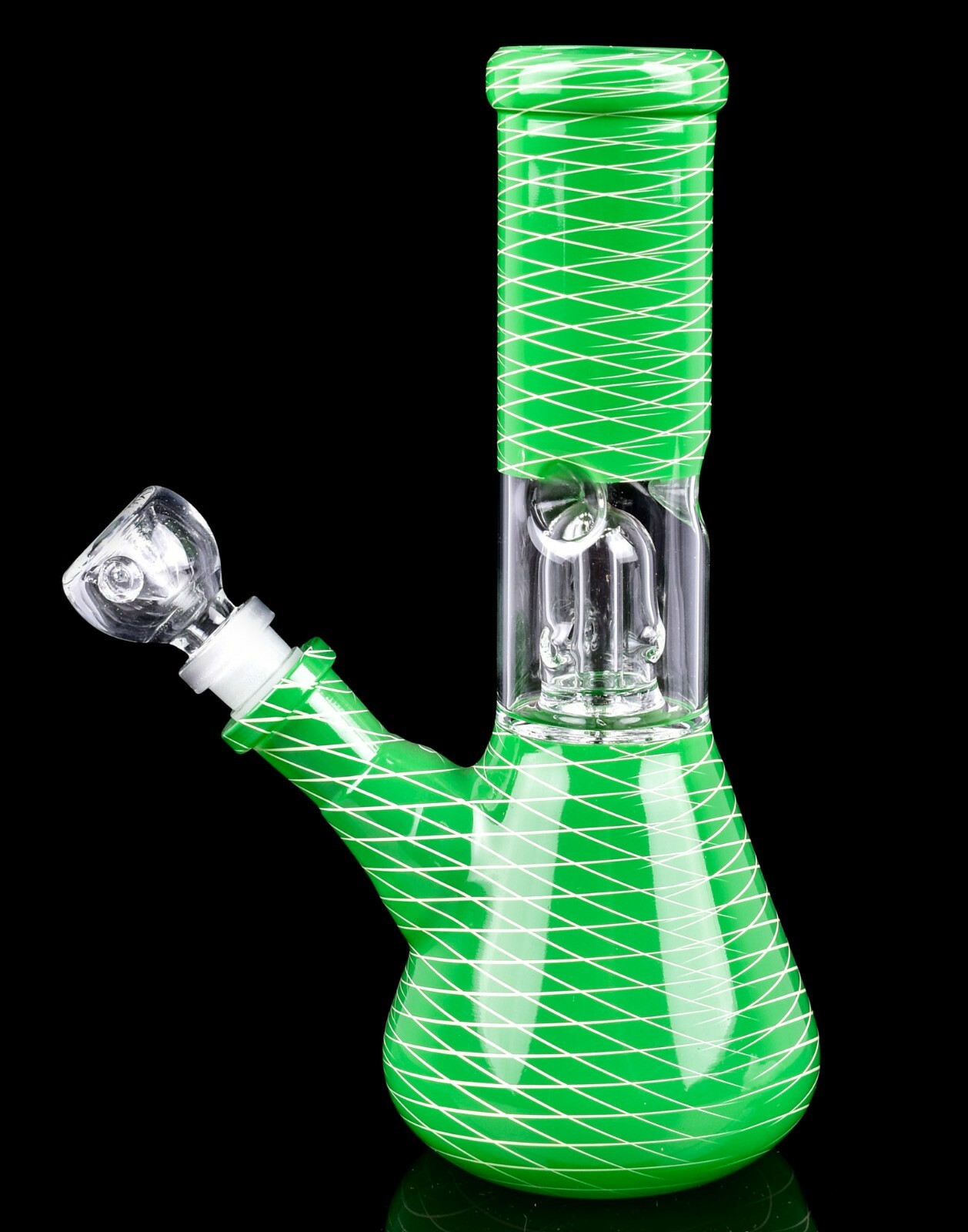 COOL 8″ SOLO Perc BONG Glass Water Pipe UNIQUE Bubbler PREMIUM Hookah *USA*