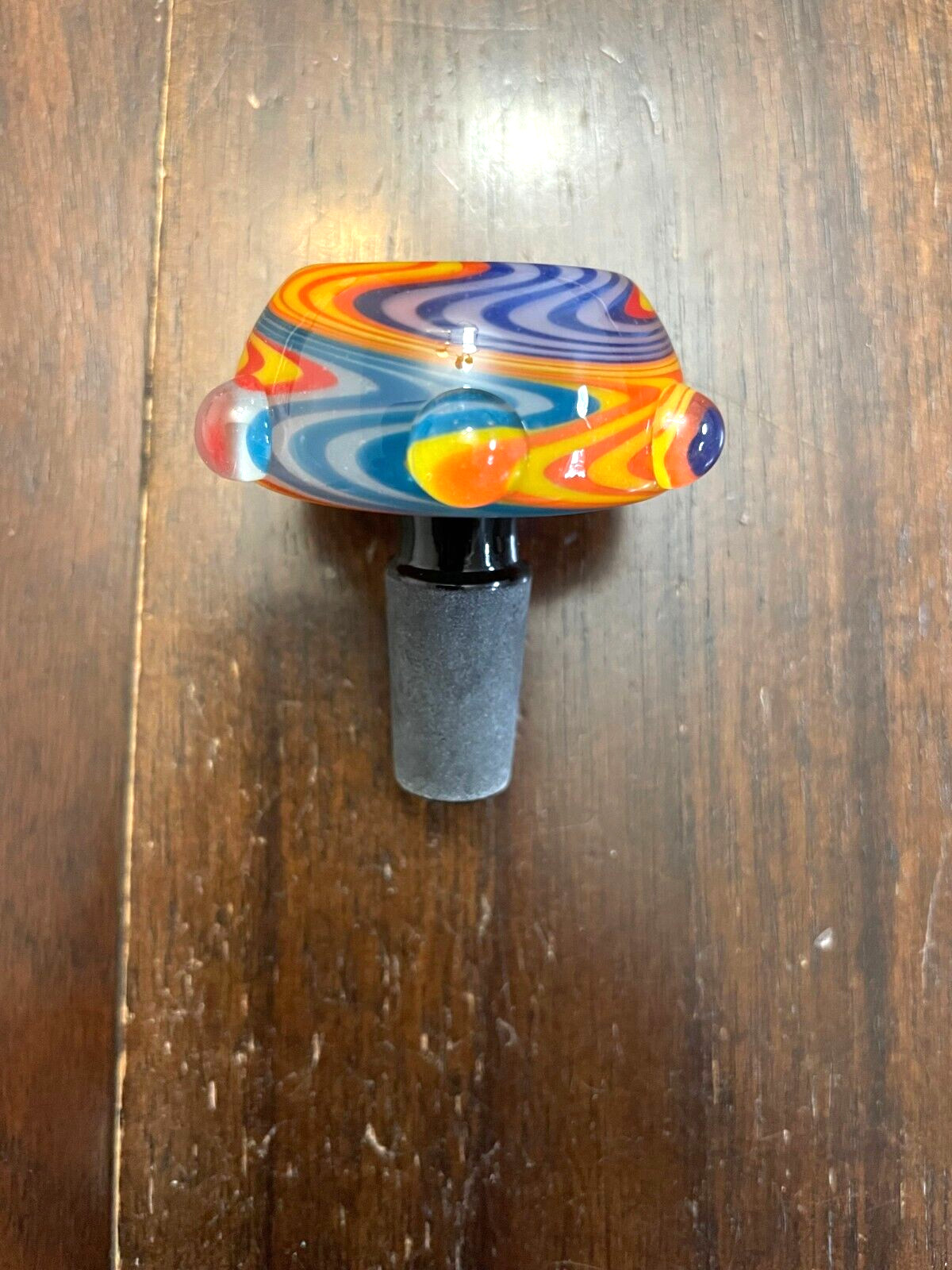 14mm Glass Hookah Bowl Pipe UFO Top Colorful