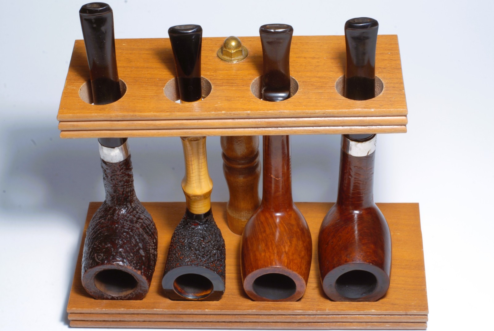 3 Large Billiards (Dunhill Group 5) + No Name *Bamboo* – Estate Pipes