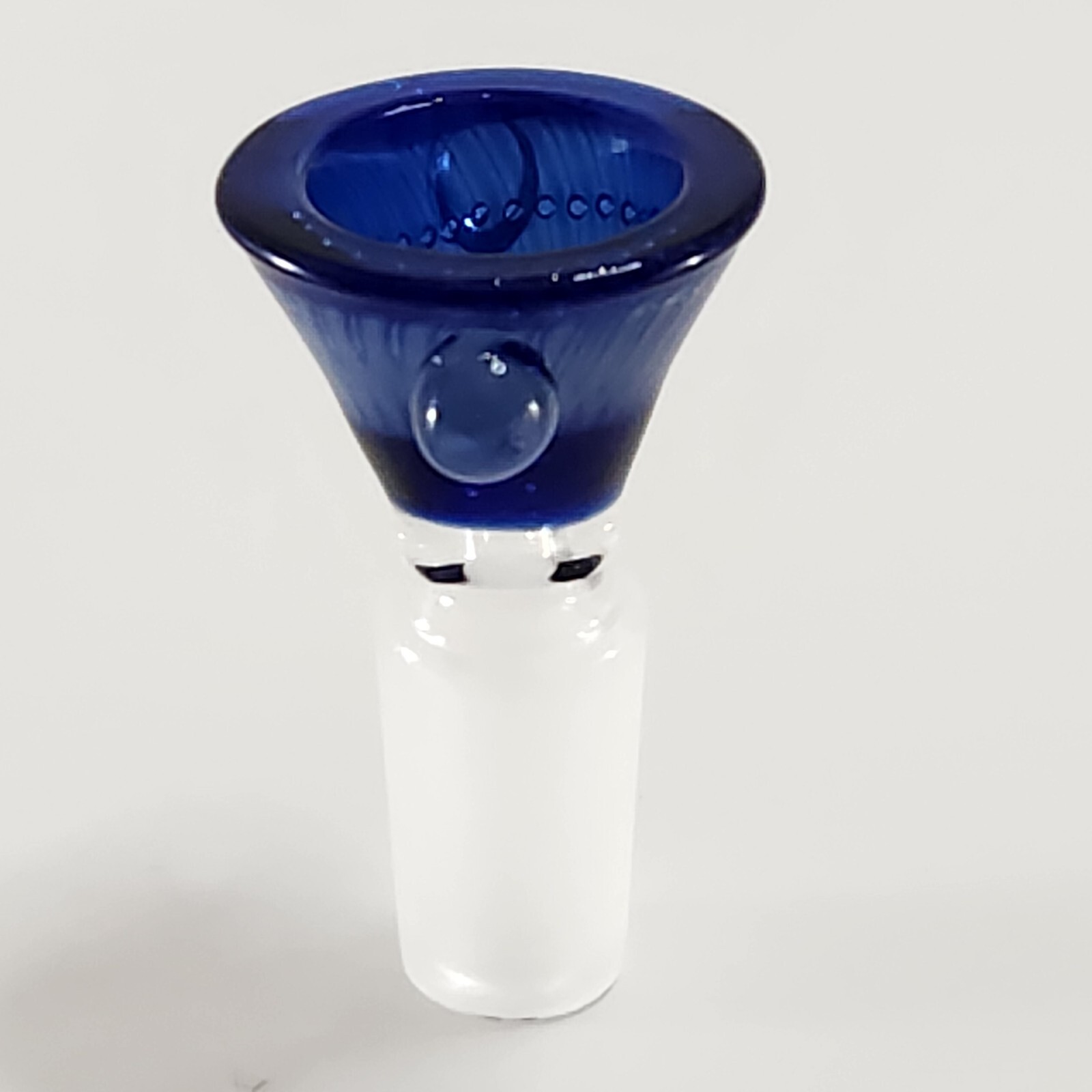 14mm Cool Unique BLUE Bubble Trap Replacement Hookah Slider Bowl Head Piece