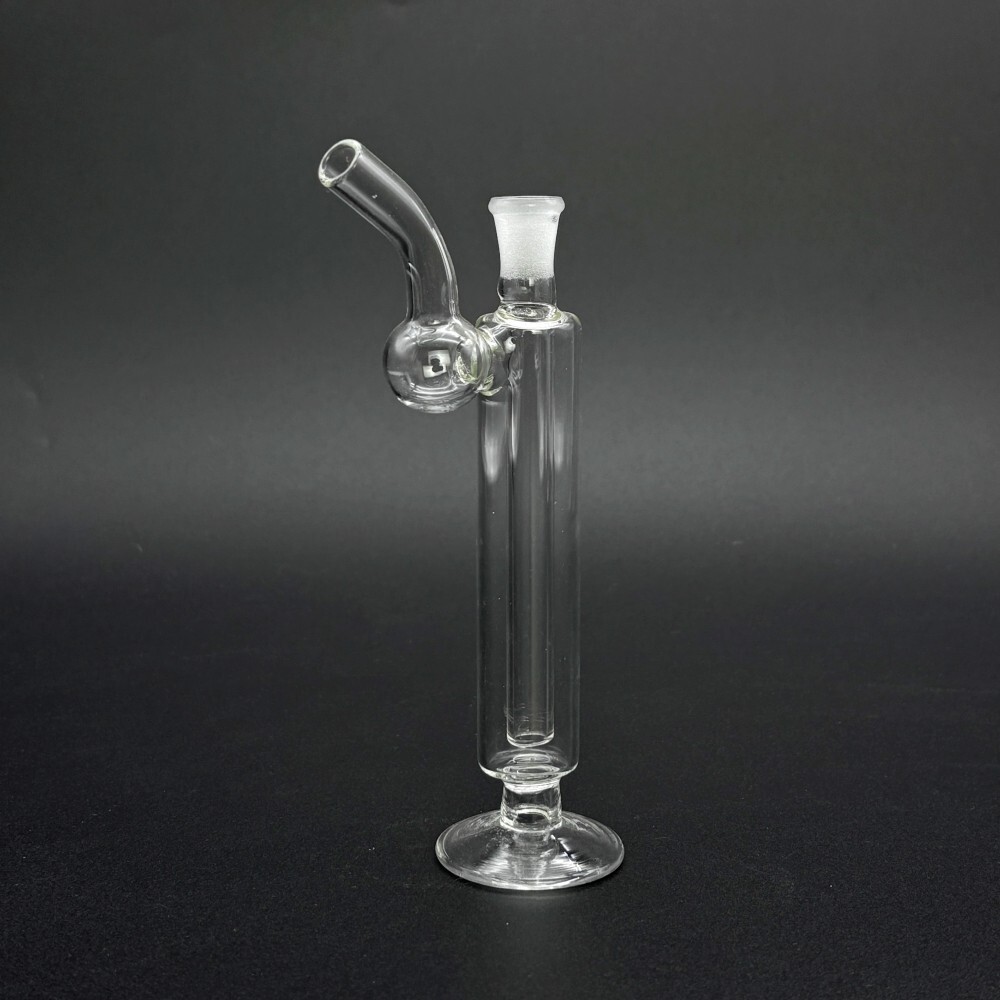 Protable 6.7″ Glass Bong Hookah Clear Test Tube Smoking Water Pipe Shisha W/Bowl
