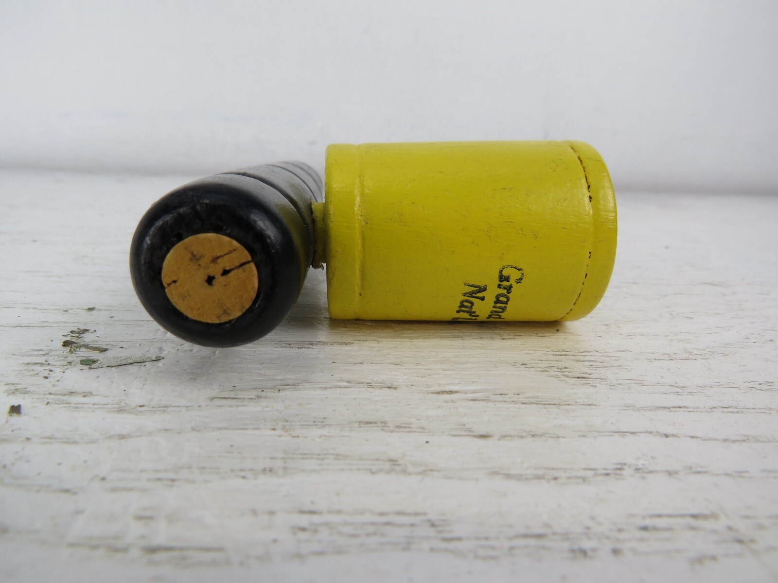 vtg Wooden Tobacco Novelty Smoking Pipe Grand Canyon Park souvenir Black Yellow