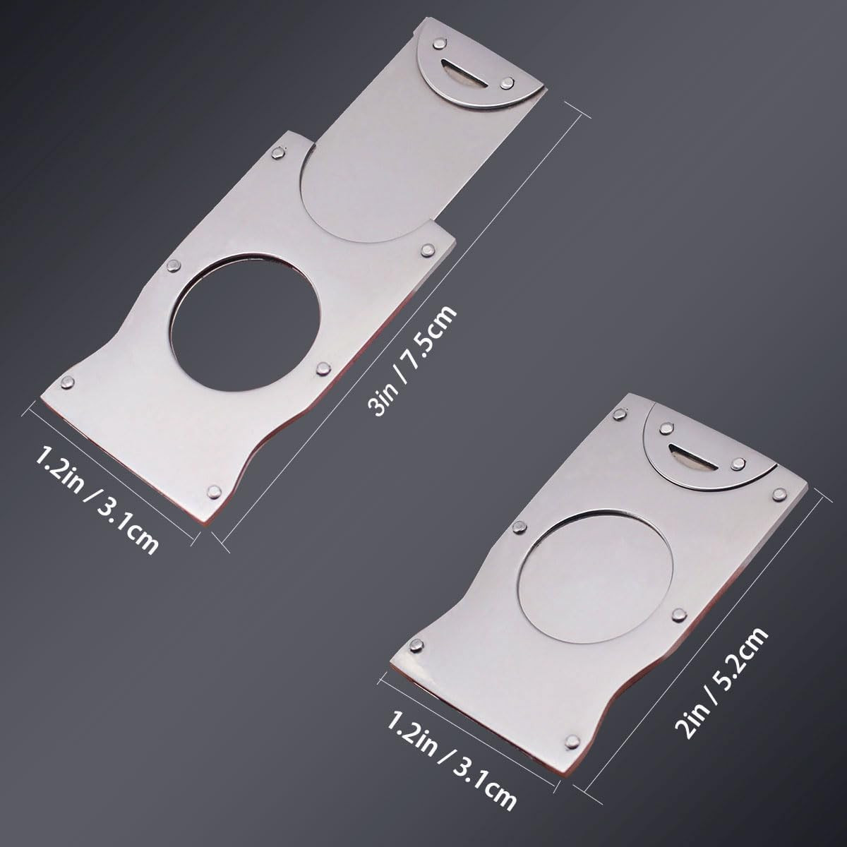 Deluxe Portable 3 Holder Cigar Case Set with Lighter and Cutter Great Gift Kit
