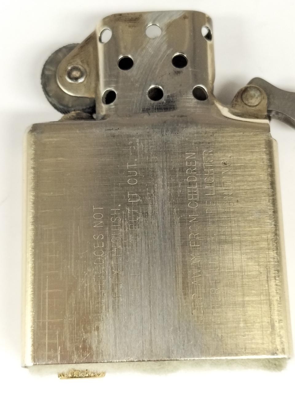 Zippo Original 1932 Replica PAT PENDING Outside Hinge Oil Lighter