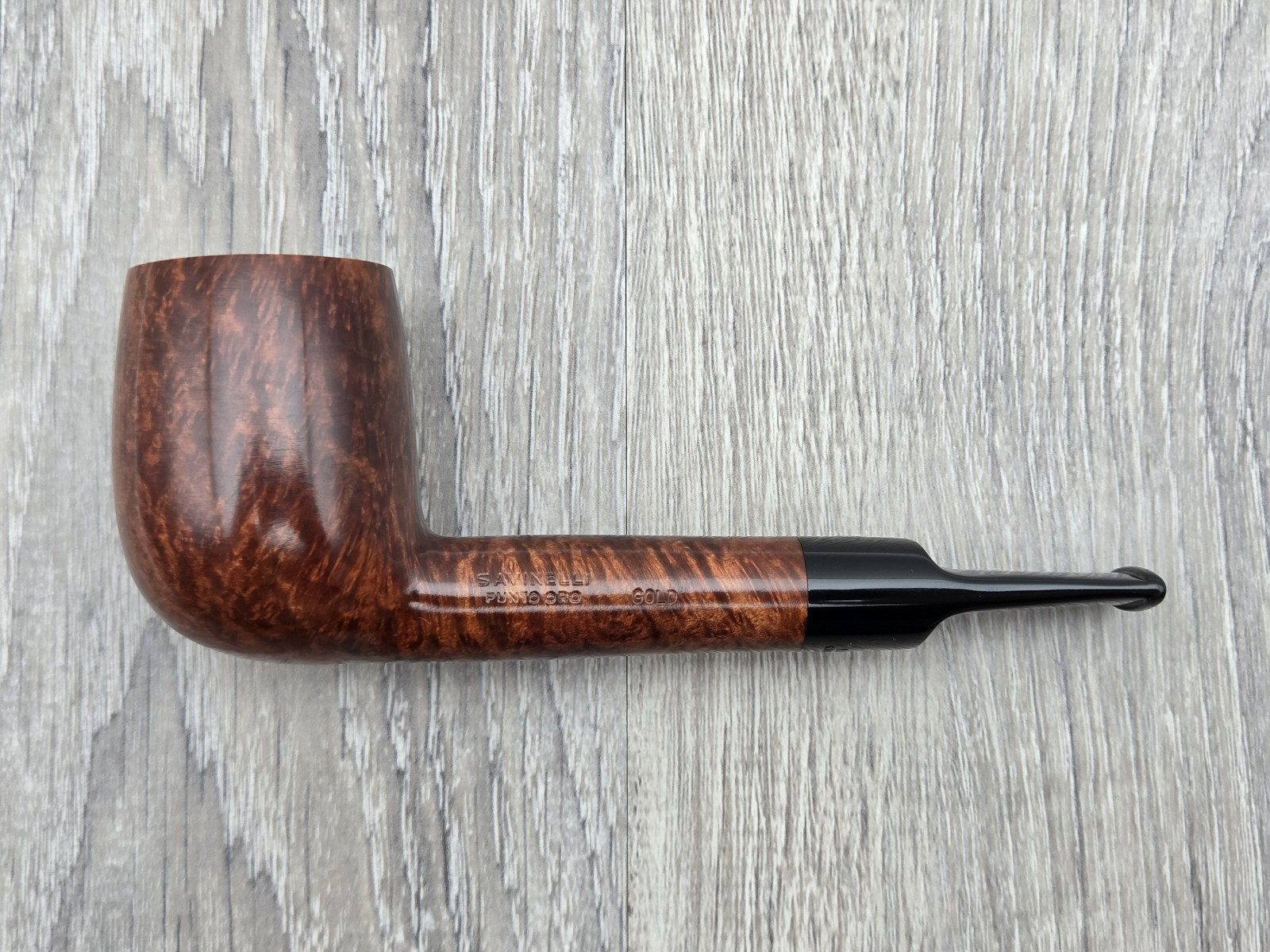SAVINELLI PUNTO ORO GOLD Smooth Lovat 703 KS (6 mm) – BRAND NEW (READ)
