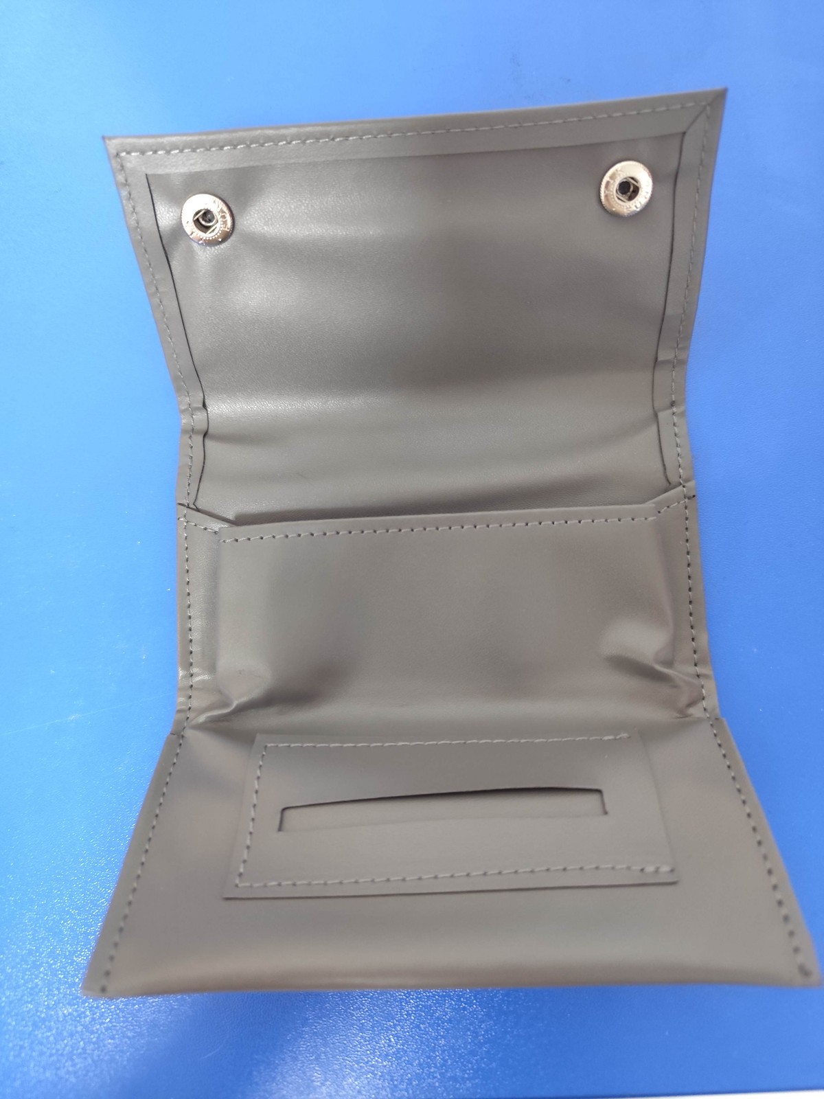 Premium Gray PU Leather Travel Tobacco Pouch (1PCS)– Multifunctional Convenience