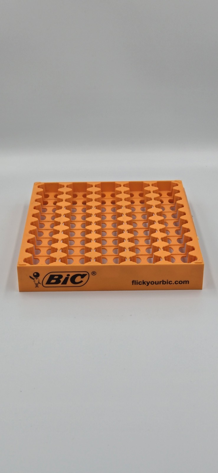 BIC Lighter Display Tray – Orange Branded Counter Store Rack