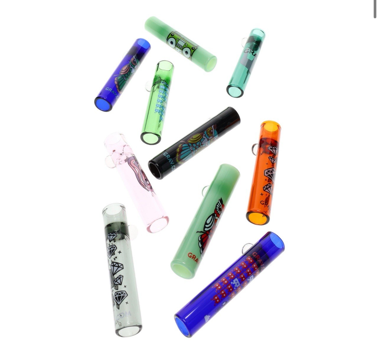 GRAV® 16mm Whimsical Taster One Hitter Bowl – Portable Travel Pocket Pipe – 1pc