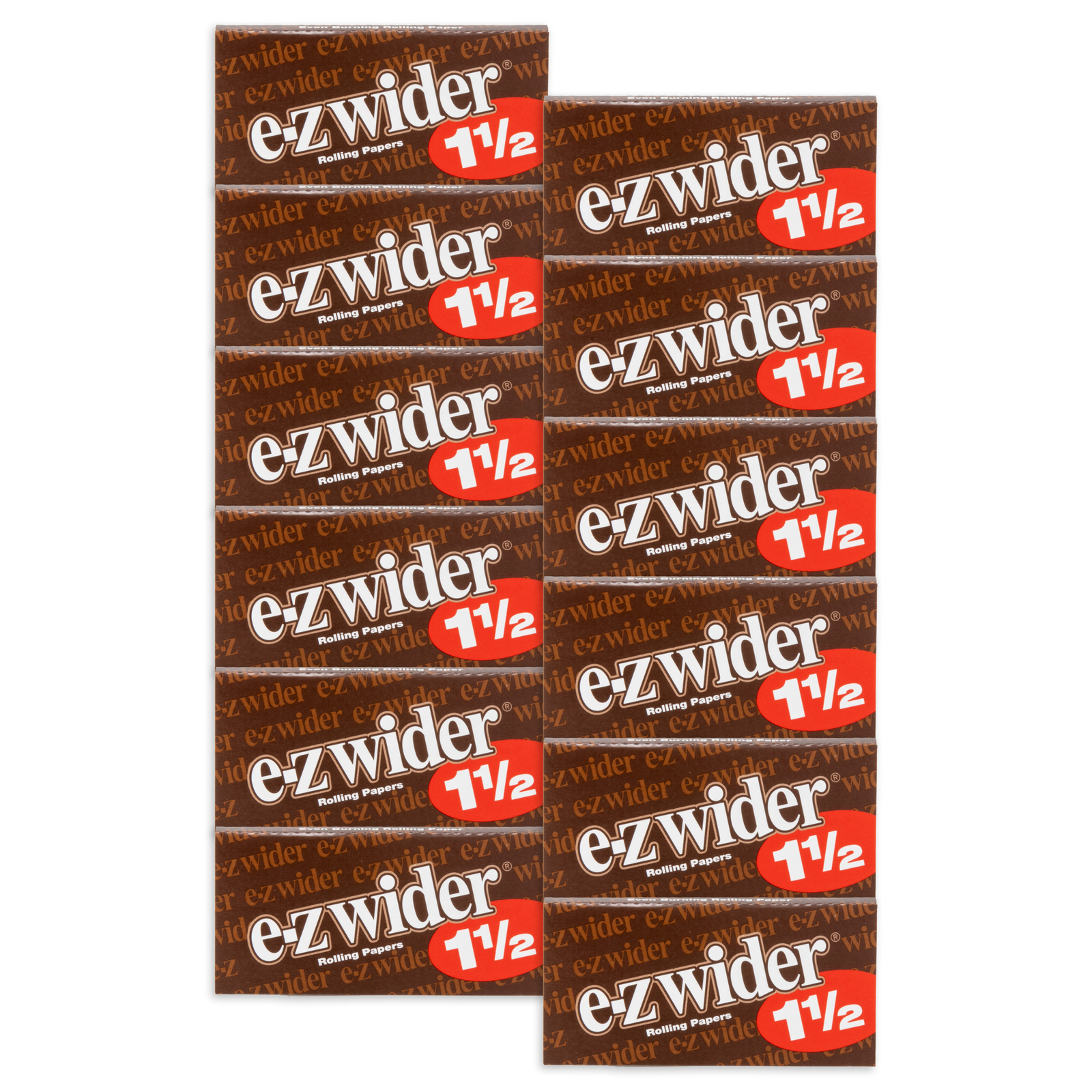 EZ WIDER Rolling Paper 1 1/2 Cigarette Papers (1.5) 288 Leaves (12 Booklets)