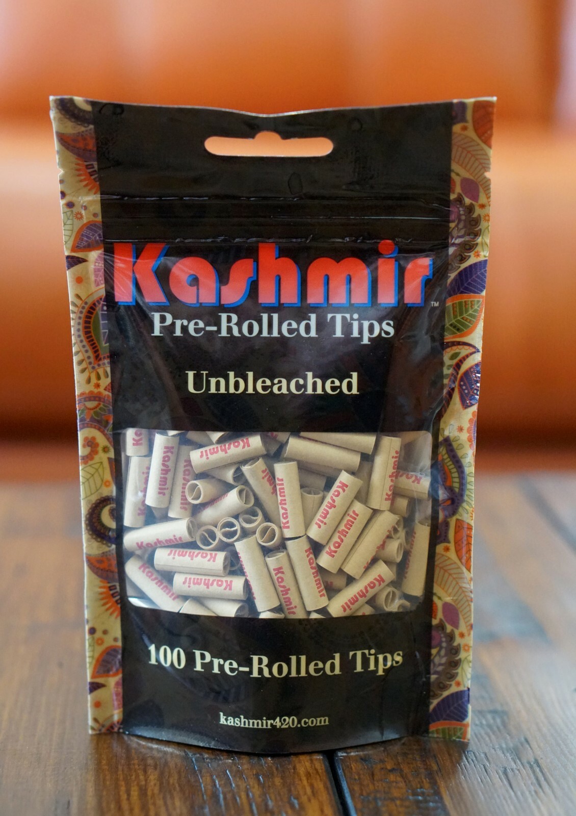 Kashmir Rolling Tray Bundle Rolling Papers – Ashtray Unbleached Pre-rolled Tips