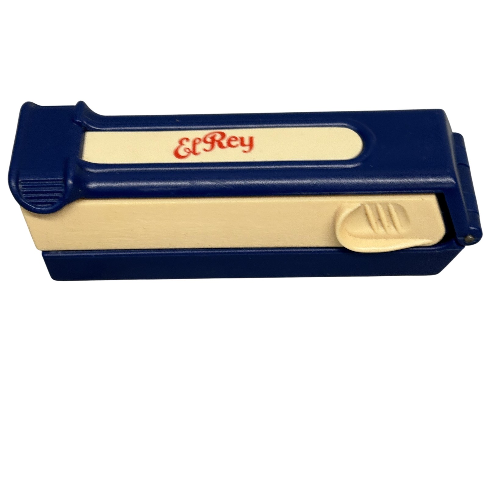 Vintage Efka El Rey Cigarette Rolling Machine Plastic Blue Beige Germany
