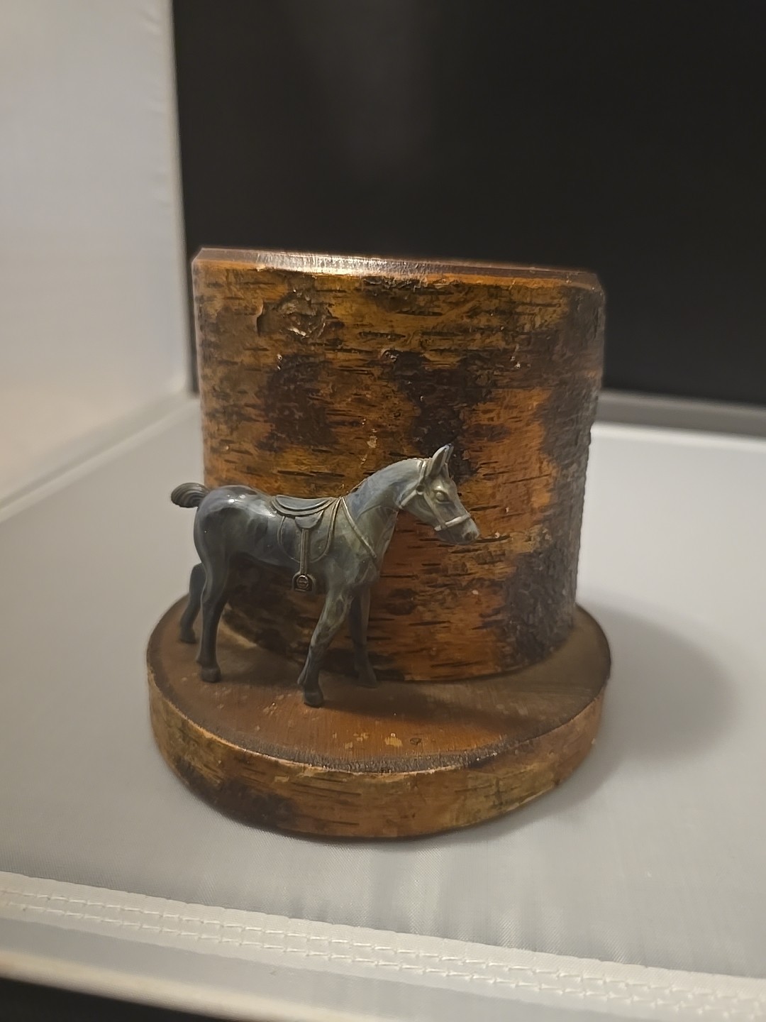 Vintage Homemade Pipe Smoking Pipe Stand Horse