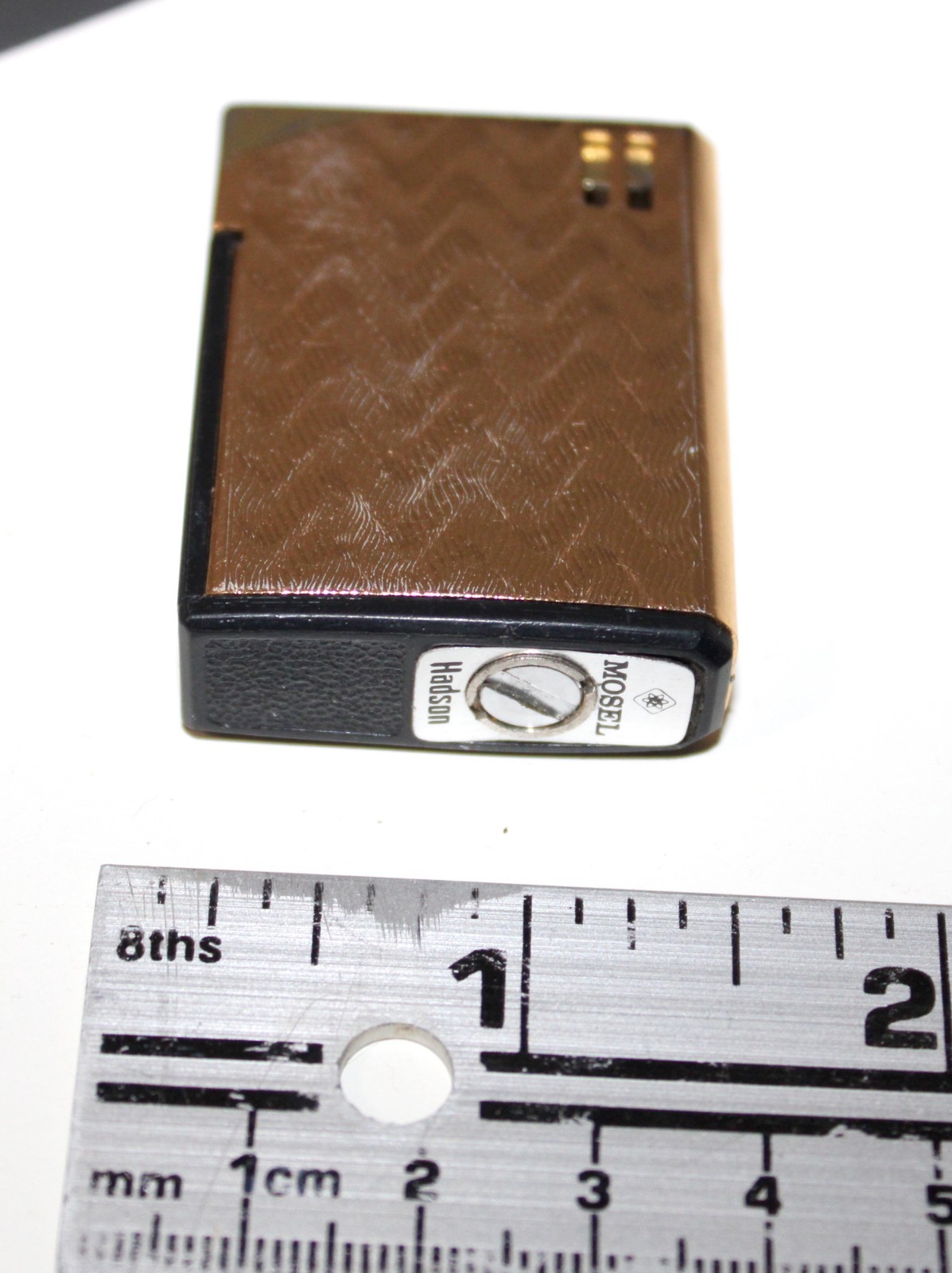 Pieza Electric Lighter Hadson Original Box Mid Century