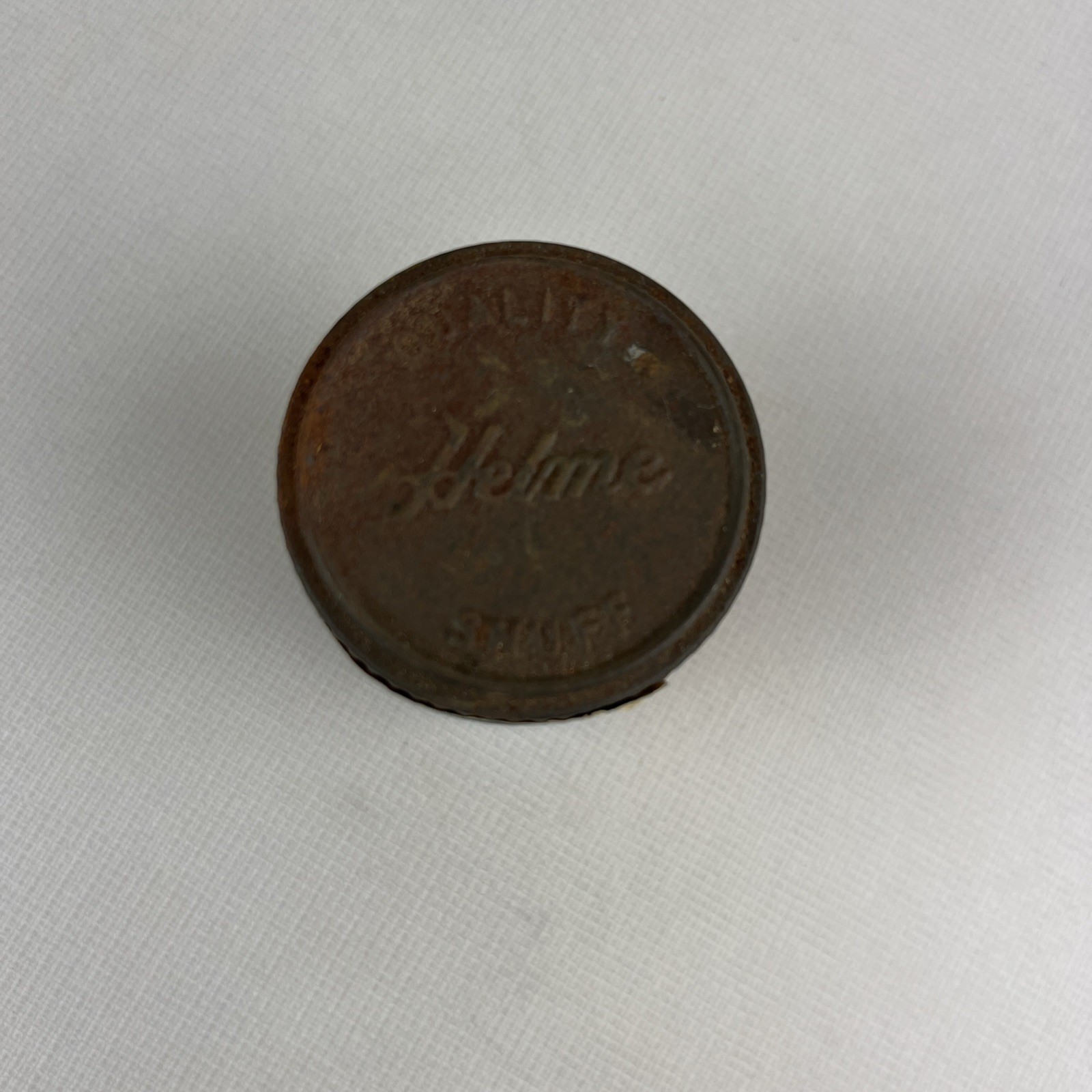 Vintage Tops Sweet Snuff Tin Original Rare Helme Tobacco Co. Helmetta NJ