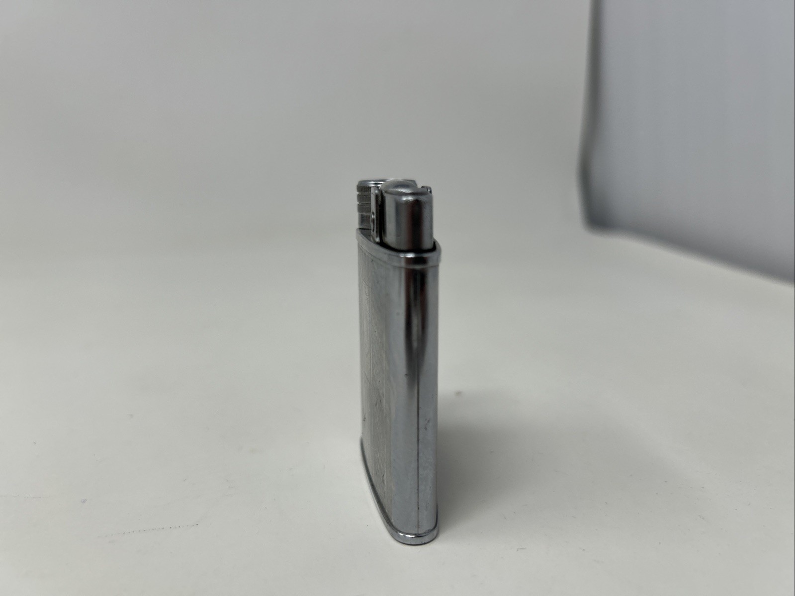 Rare Combo Silver Tone Combo Flashlight & Lighter By Dura-Lux