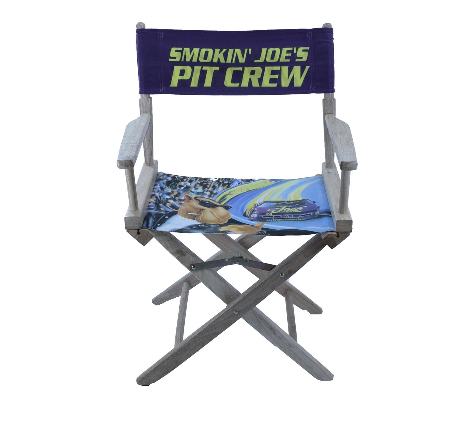 VTG Joe Camel Wood & Fabric Directors Chair Smokin’ Joe’s Pit Crew 1994