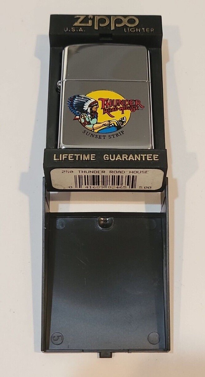 ZIPPO THUNDER ROAD HOUSE Sunset Strip 1995 LIGHTER